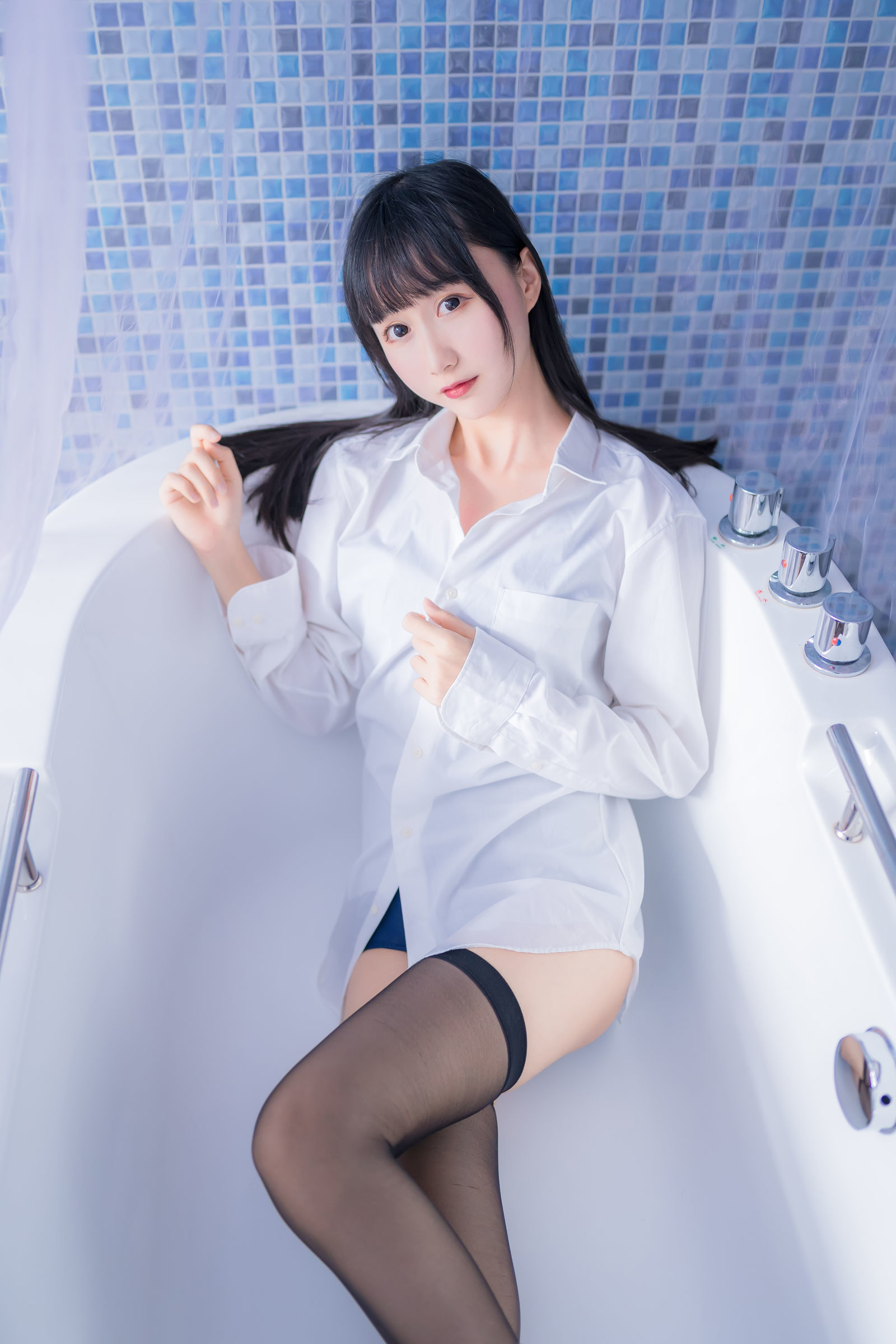 图片[4] - 木绵绵OwO - 白衬衫黑丝死库水 [30P] - 机器猫次元 - 机器猫次元