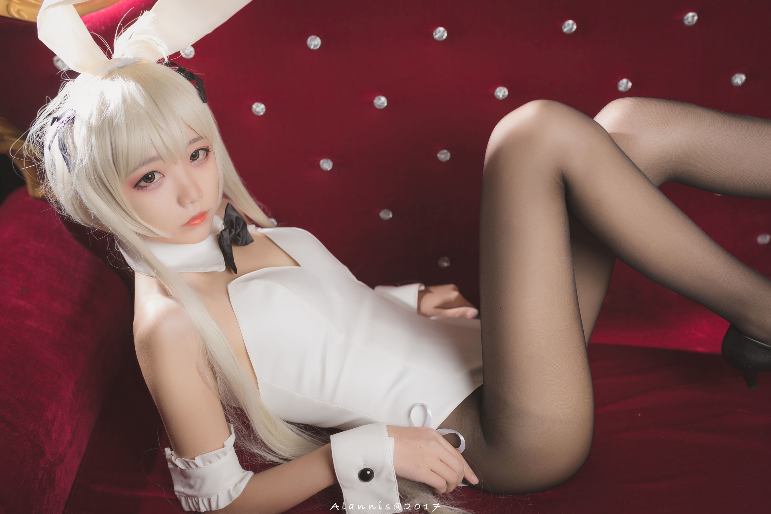 图片[2] - 五更百鬼 - 兔女郎+白丝美腿 [21P] - 机器猫次元 - 机器猫次元