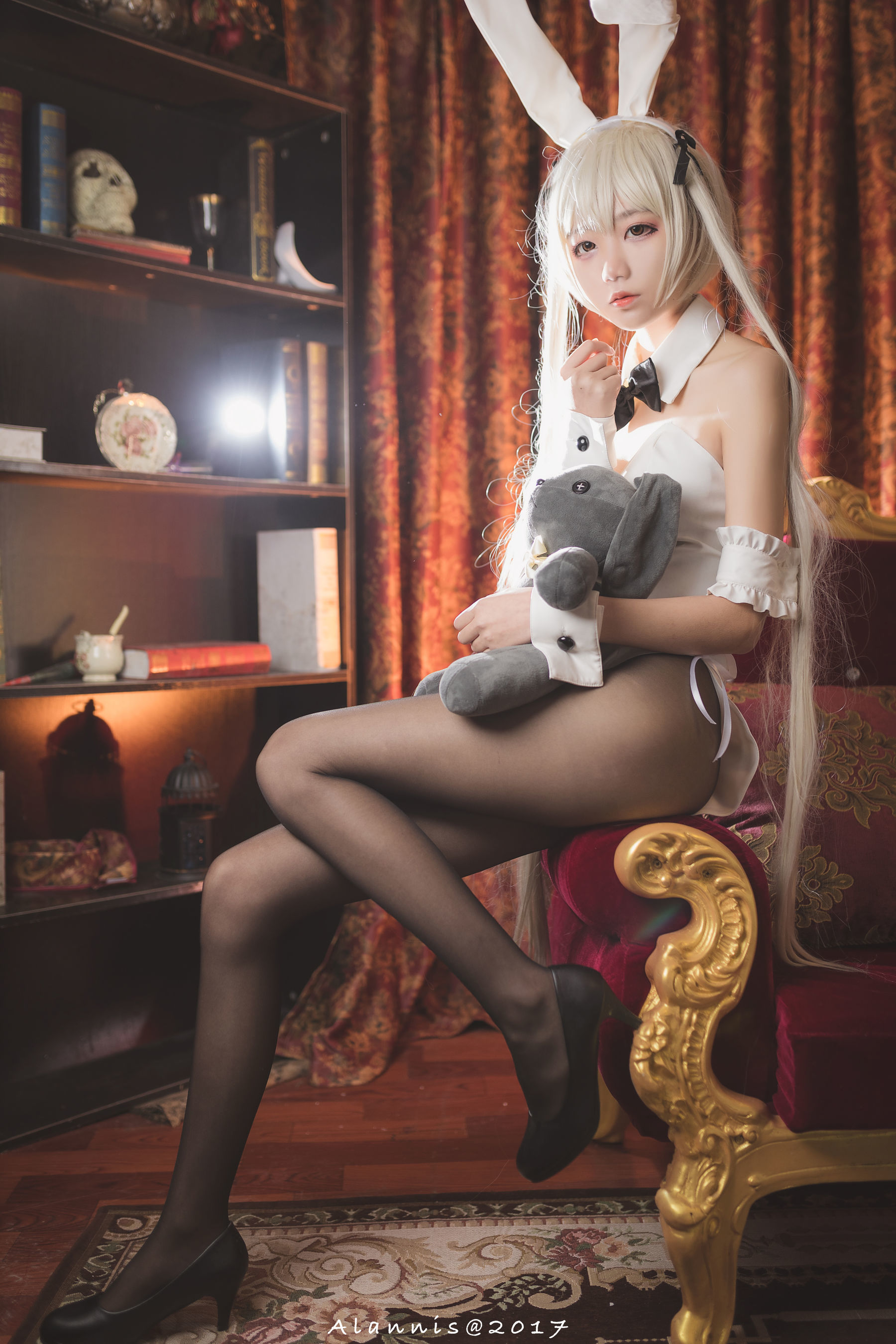 图片[6] - 五更百鬼 - 兔女郎+白丝美腿 [21P] - 机器猫次元 - 机器猫次元