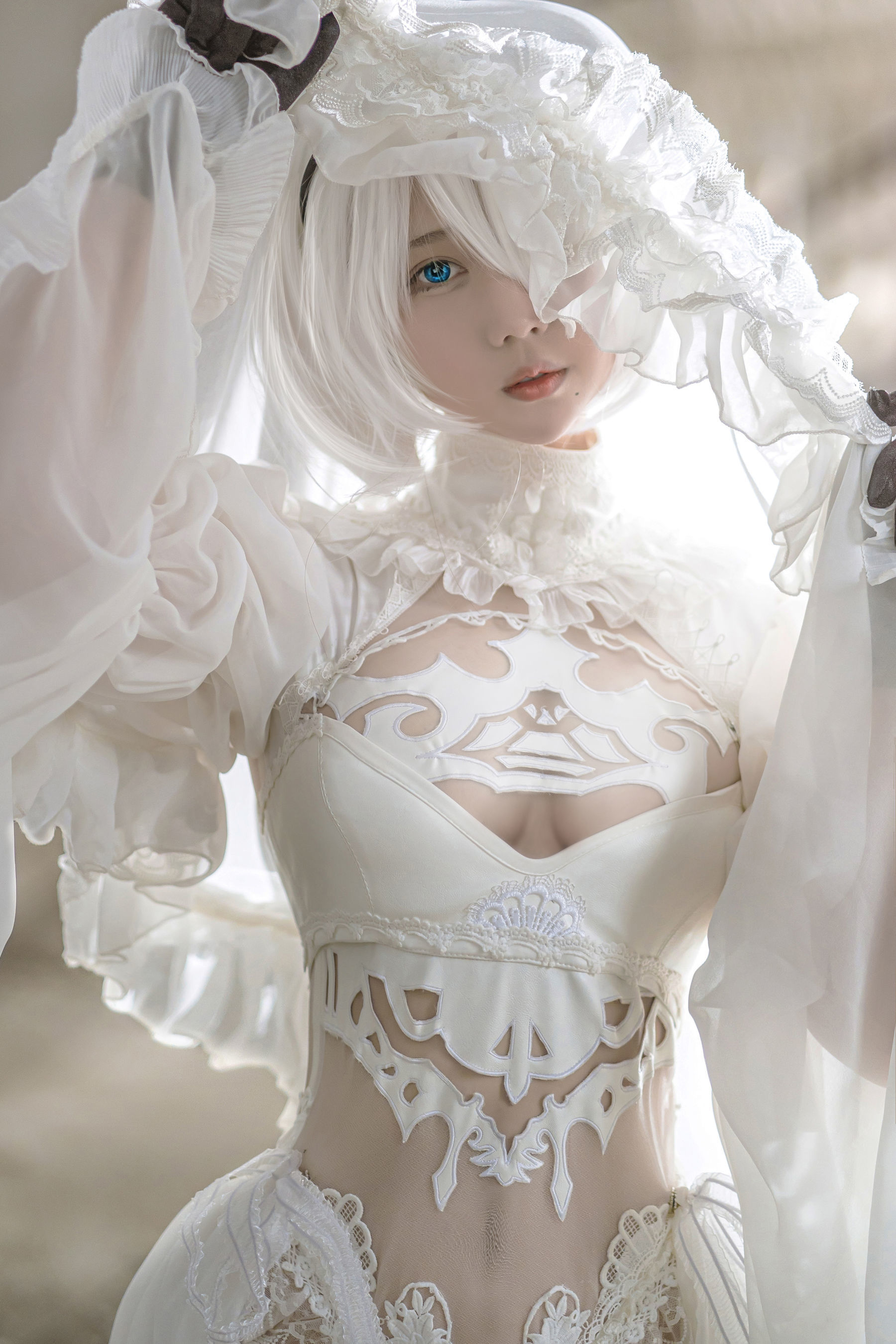 图片[4] - 镜酱 2B白色婚纱 [13P] - 机器猫次元 - 机器猫次元