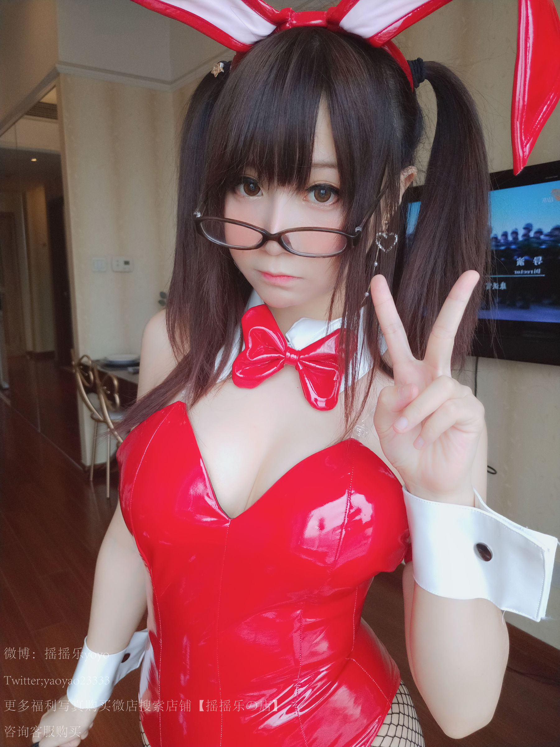 图片[3] - 摇摇乐yoyo - 兔女郎黑网袜 [120P] - 机器猫次元 - 机器猫次元