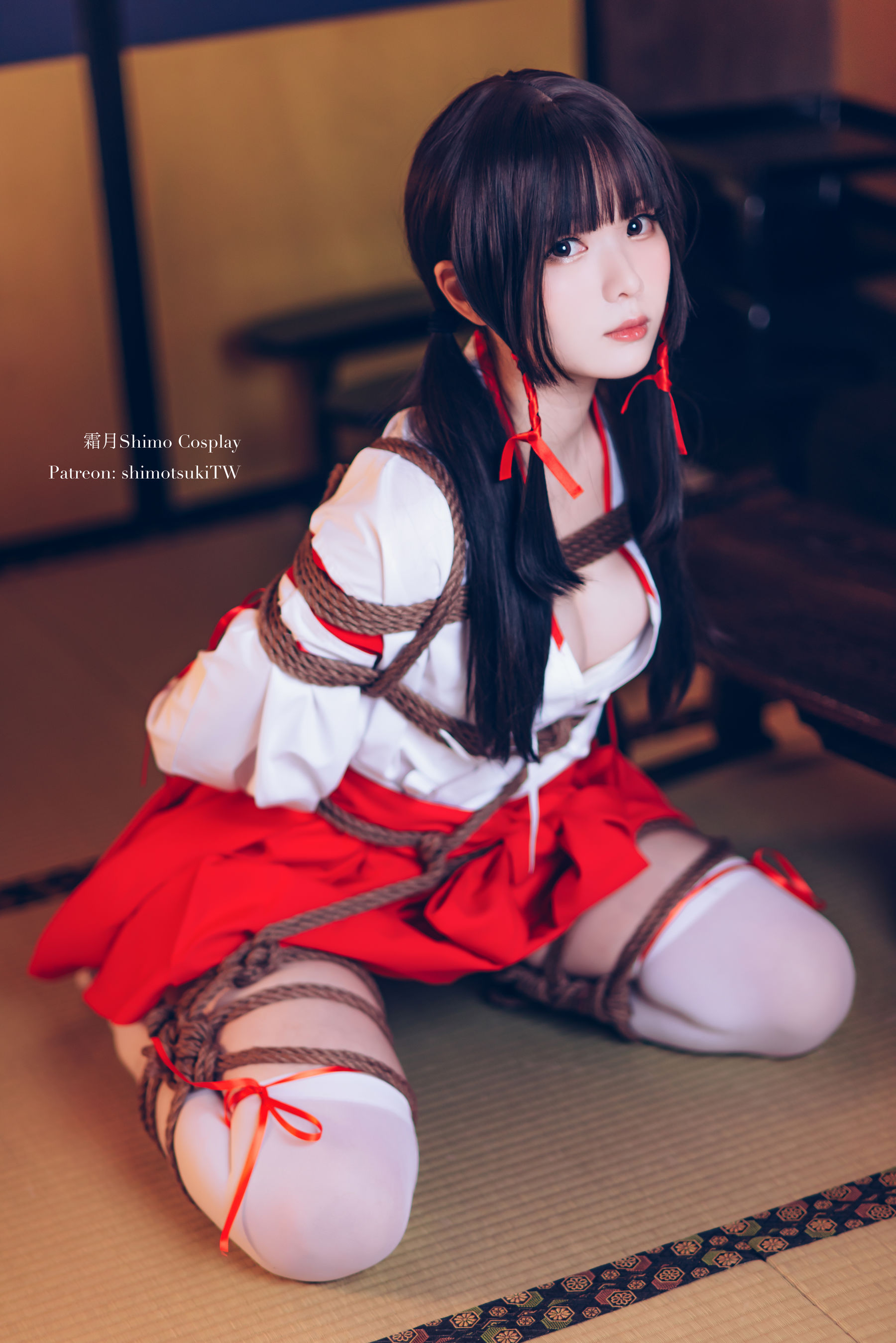 图片[4] - 霜月shimo - 巫女捆绑 [24P] - 机器猫次元 - 机器猫次元