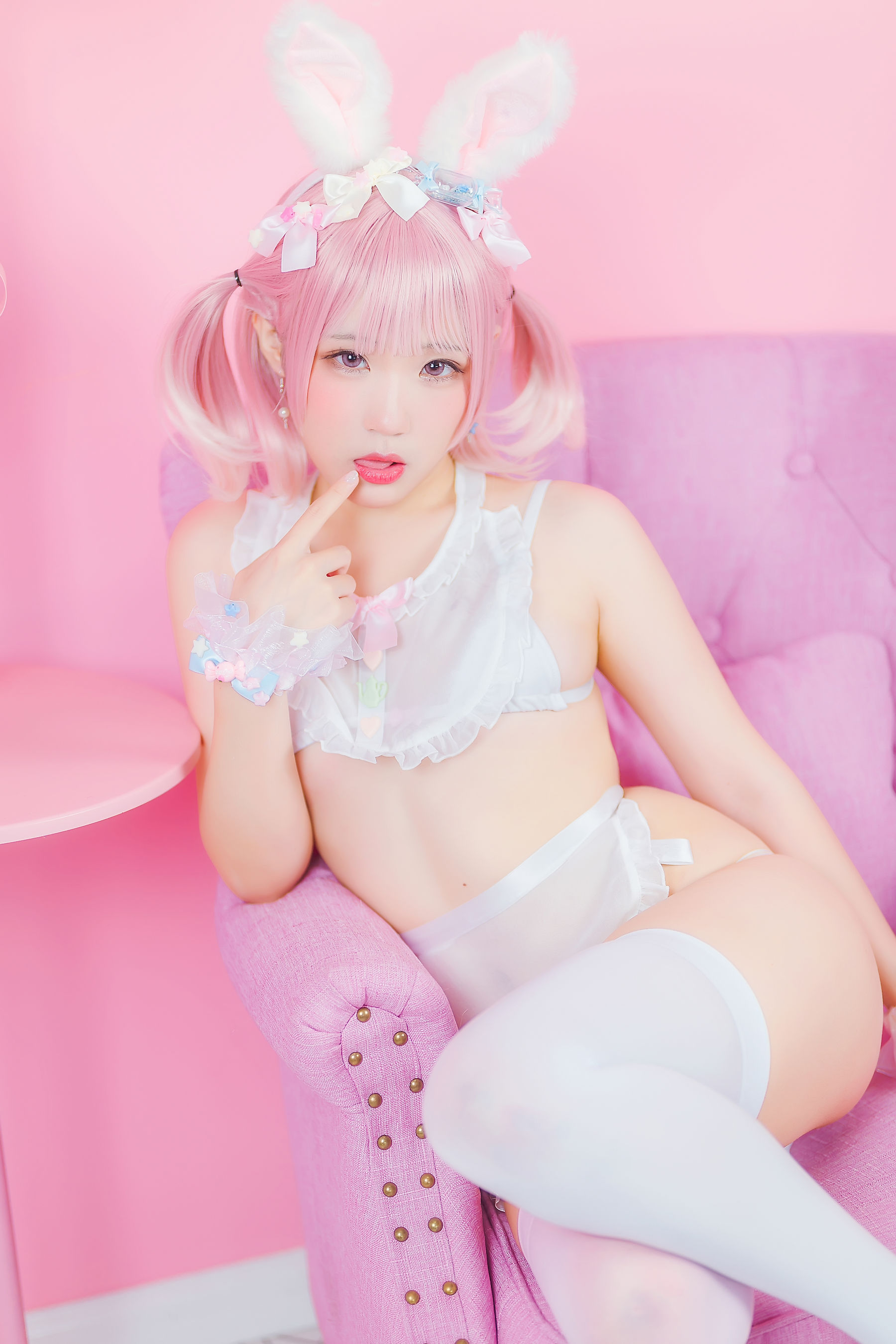 图片[5] - Mime弥美 - 白粉色兔女郎 [30P] - 机器猫次元 - 机器猫次元