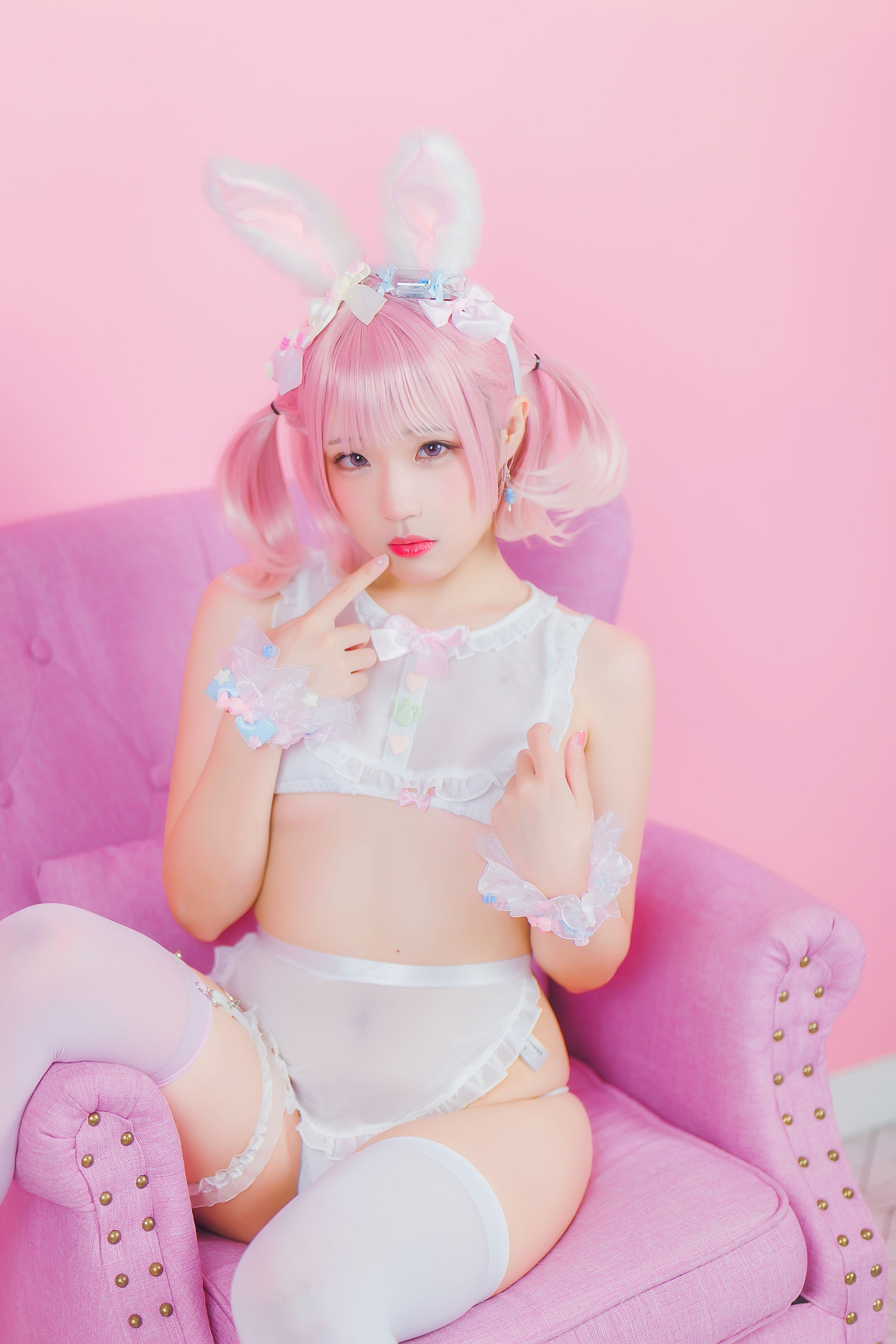 图片[6] - Mime弥美 - 白粉色兔女郎 [30P] - 机器猫次元 - 机器猫次元