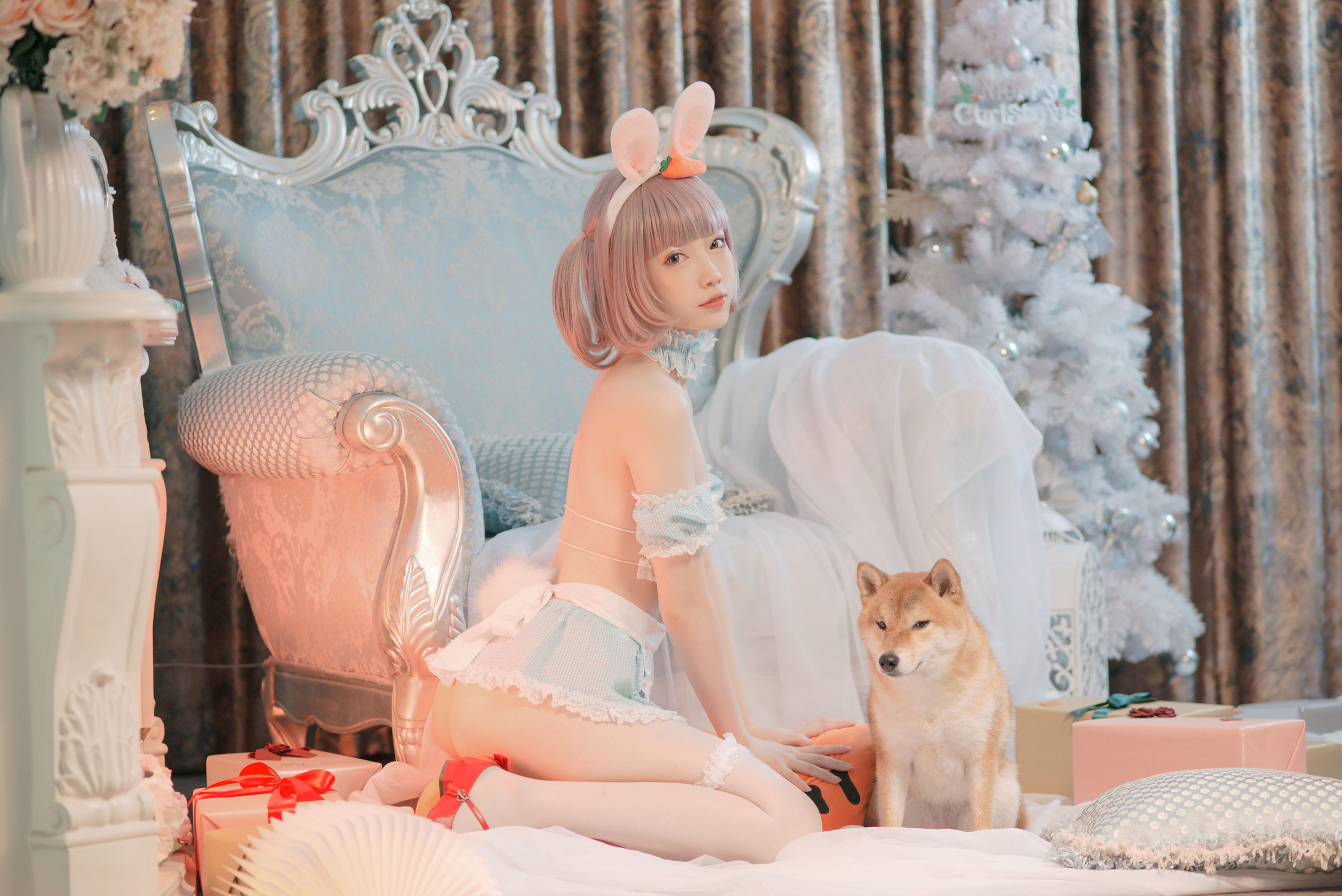 图片[1] - 妖少you1 - 雪兔 [11P] - 机器猫次元 - 机器猫次元