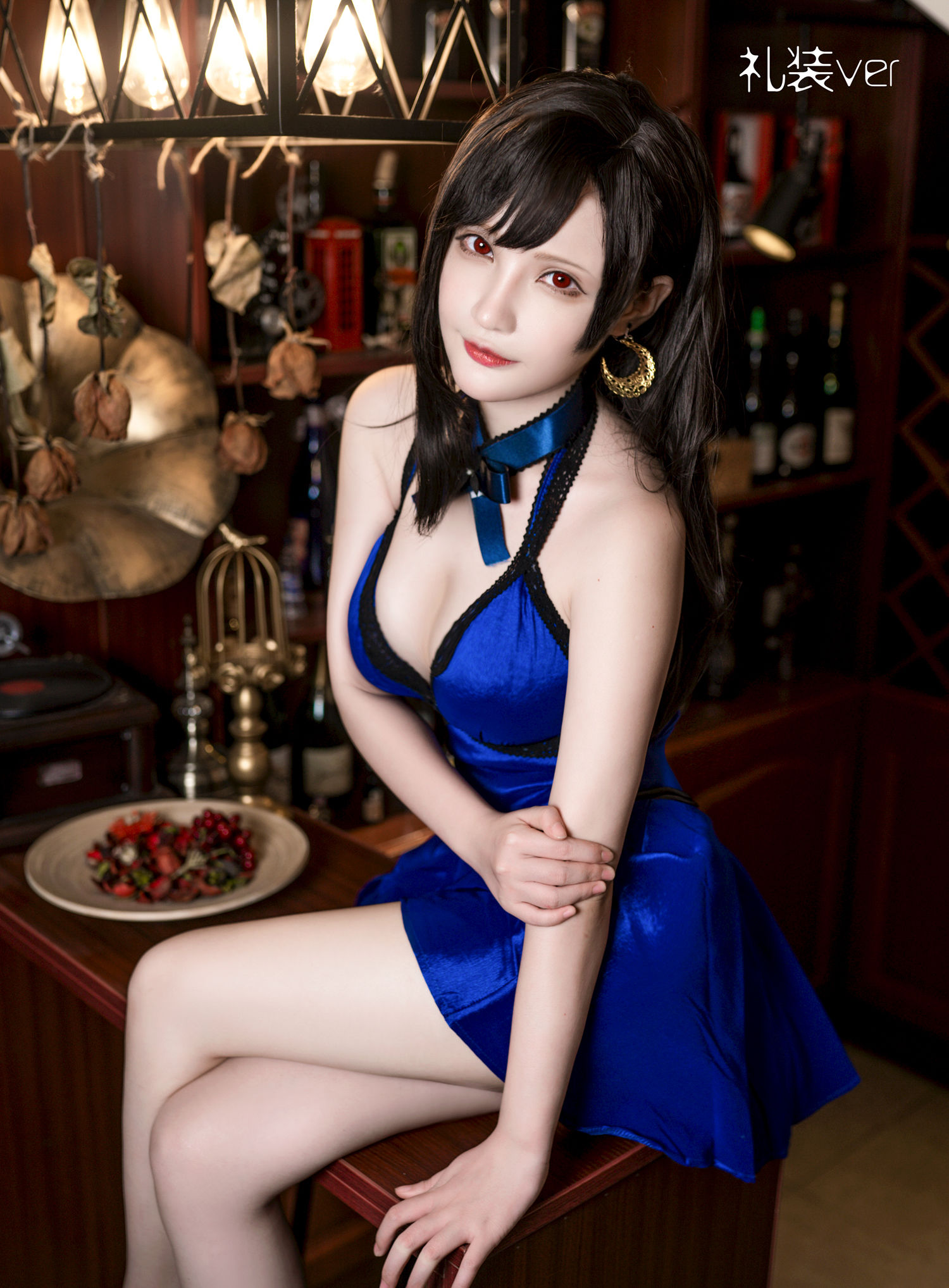 图片[1] - 千夜未来（Senya Miku）- 蒂法连衣裙 [20P] - 机器猫次元 - 机器猫次元