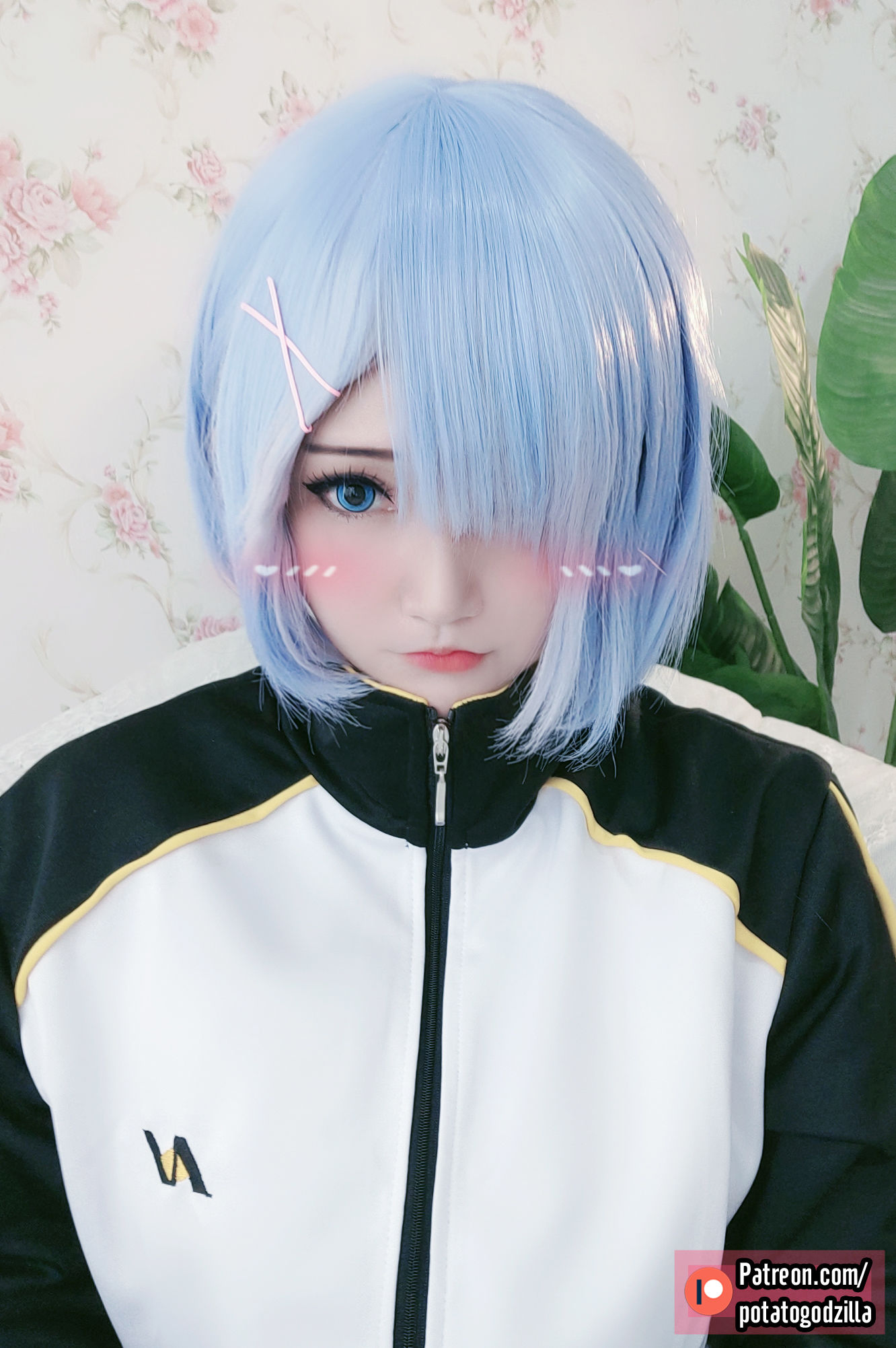 图片[1] - Potato Godzilla - Rem In Subaru Jacket [30P] - 机器猫次元 - 机器猫次元
