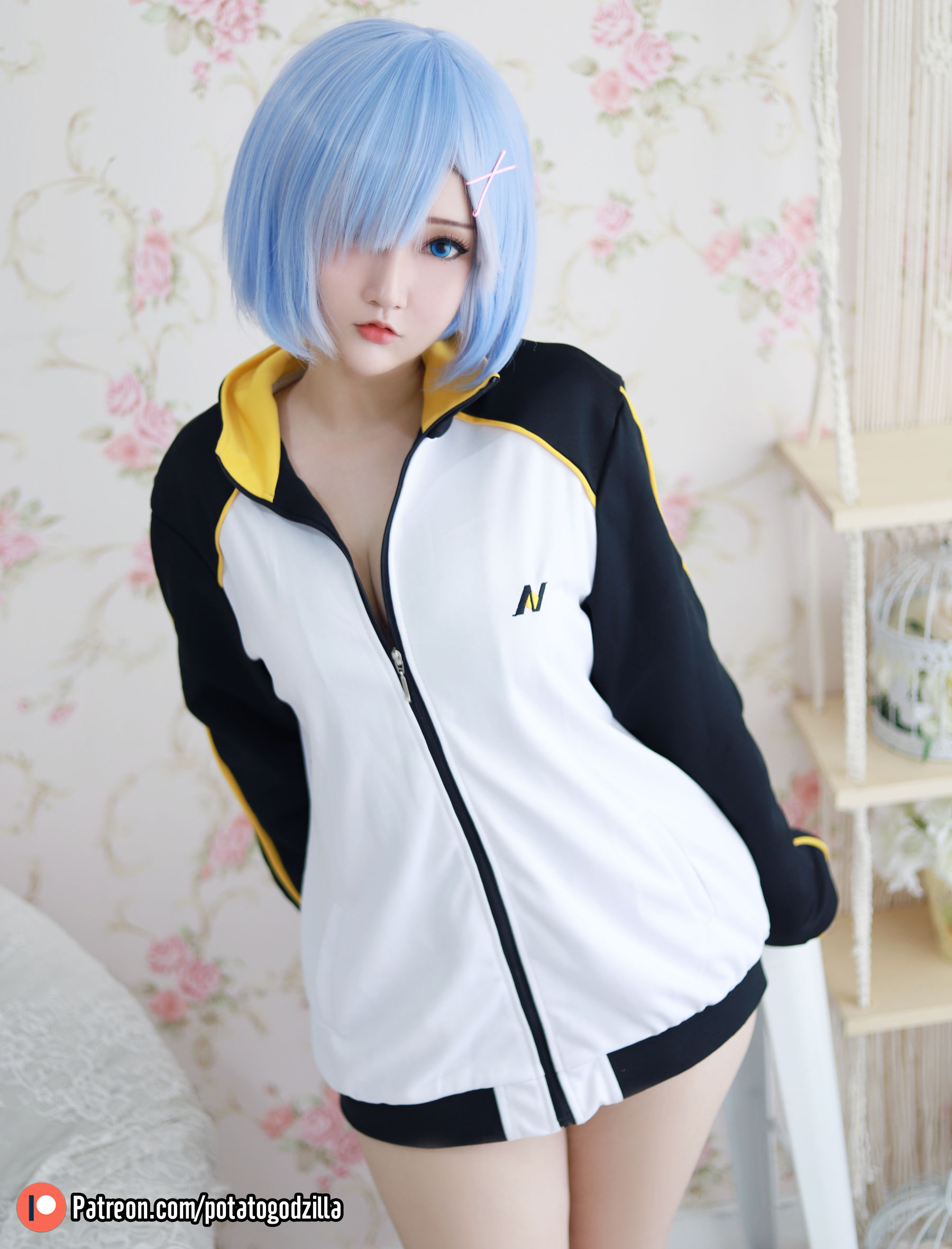 图片[4] - Potato Godzilla - Rem In Subaru Jacket [30P] - 机器猫次元 - 机器猫次元
