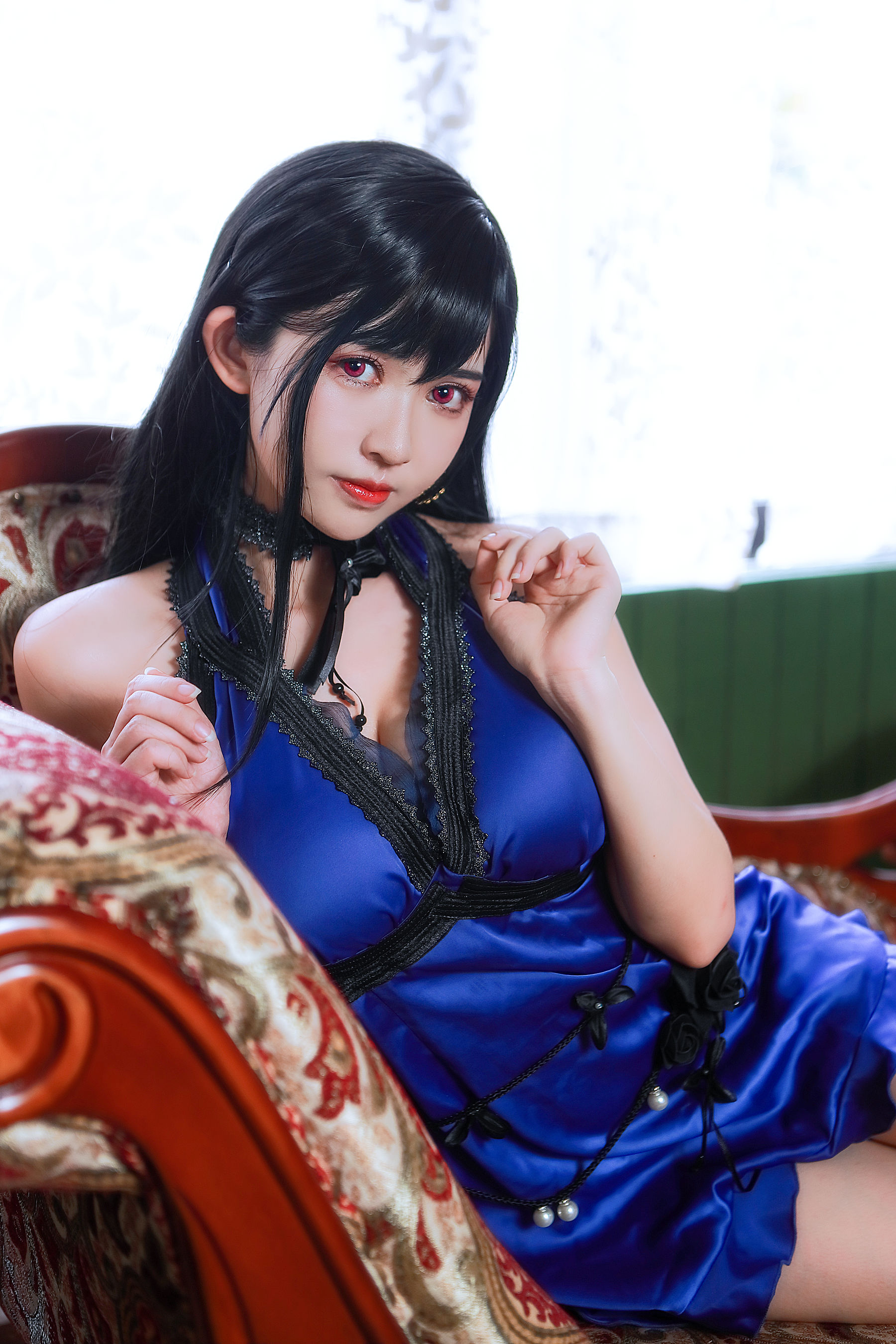 图片[1] - 鳗鱼霏儿 - 蒂法礼服 [21P] - 机器猫次元 - 机器猫次元