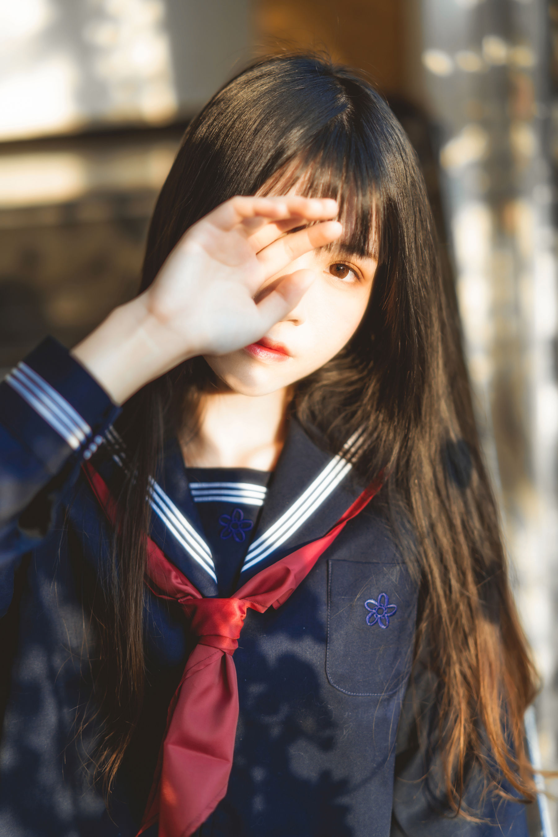 图片[3] - 桜桃喵《(小少女)黑色水手服》 [50P] - 机器猫次元 - 机器猫次元