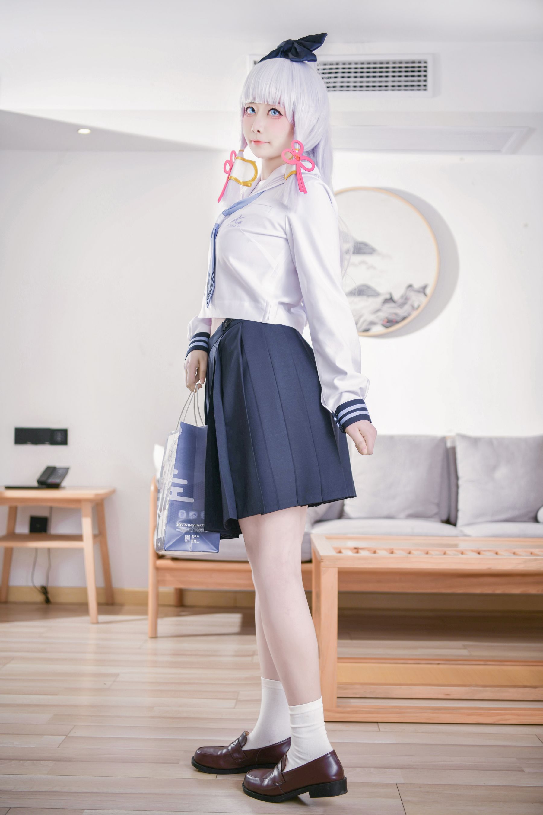图片[5] - 章鱼娘 - 原神 神里綾華 JK [51P] - 机器猫次元 - 机器猫次元
