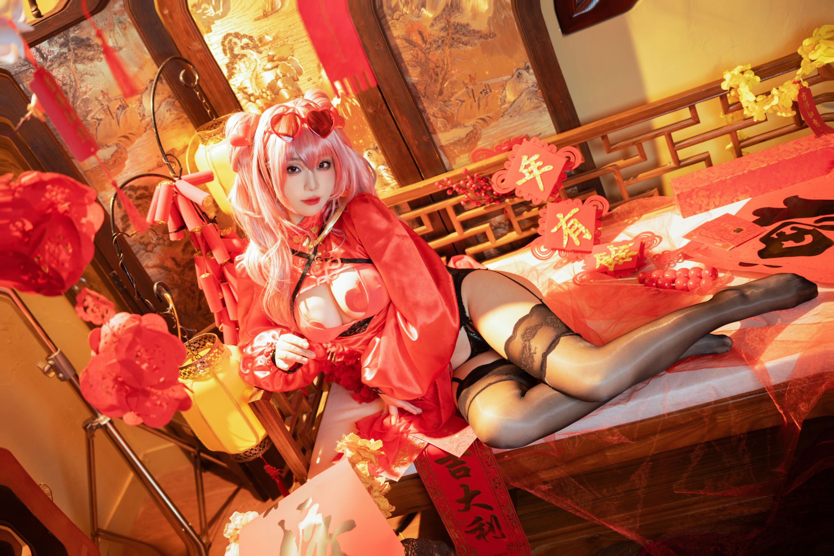 图片[7] - 七七娜娜子 - 布莱默顿新春旗袍 [108P] - 机器猫次元 - 机器猫次元