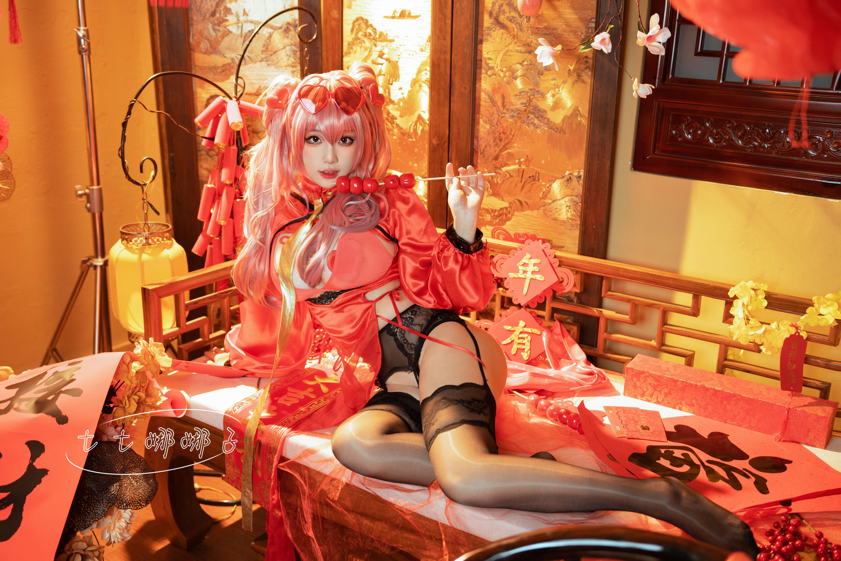 图片[4] - 七七娜娜子 - 布莱默顿新春旗袍 [108P] - 机器猫次元 - 机器猫次元