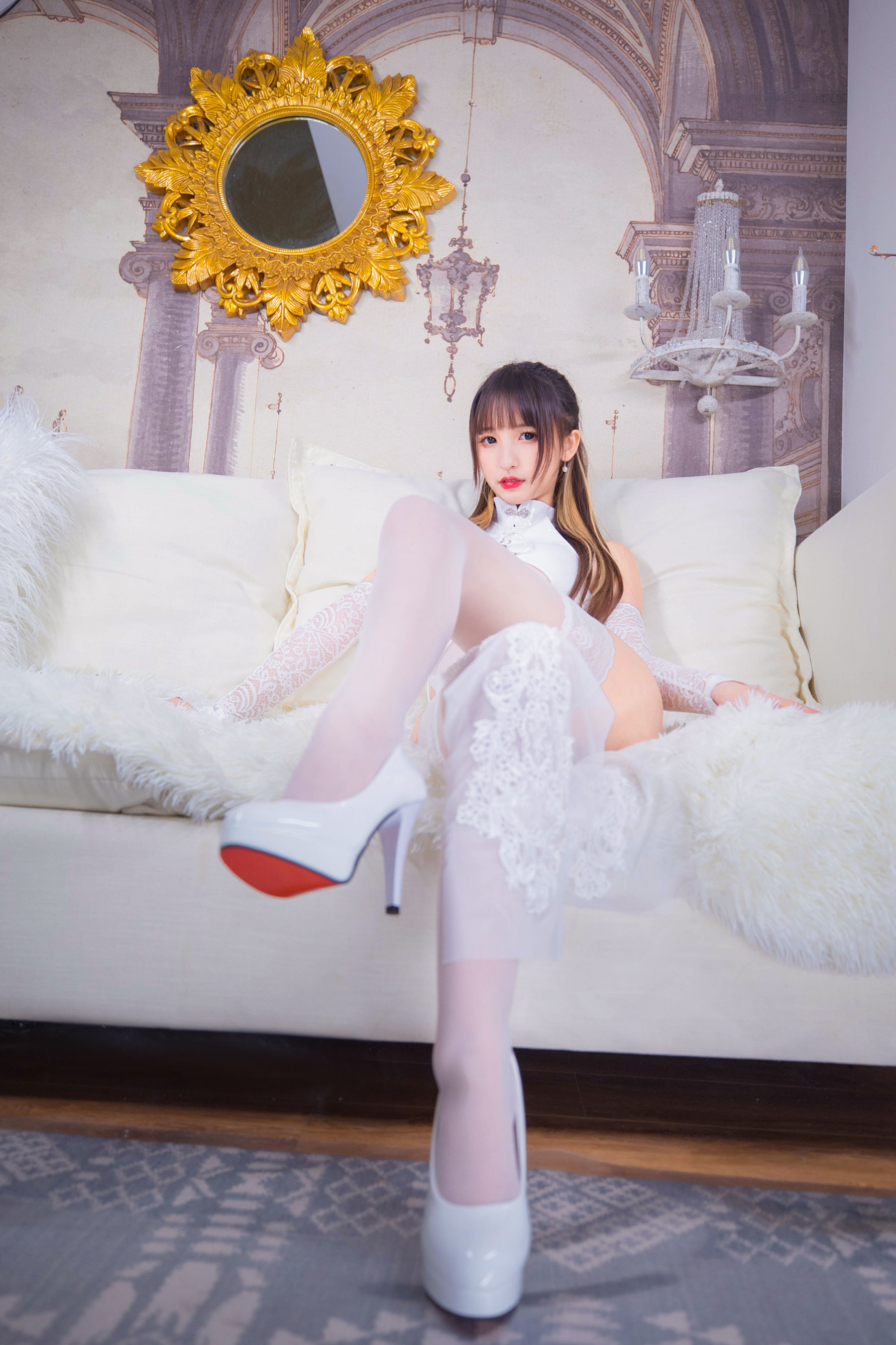 图片[7] - 萝莉神楽板真冬之風と月-白旗袍 [70P] - 机器猫次元 - 机器猫次元