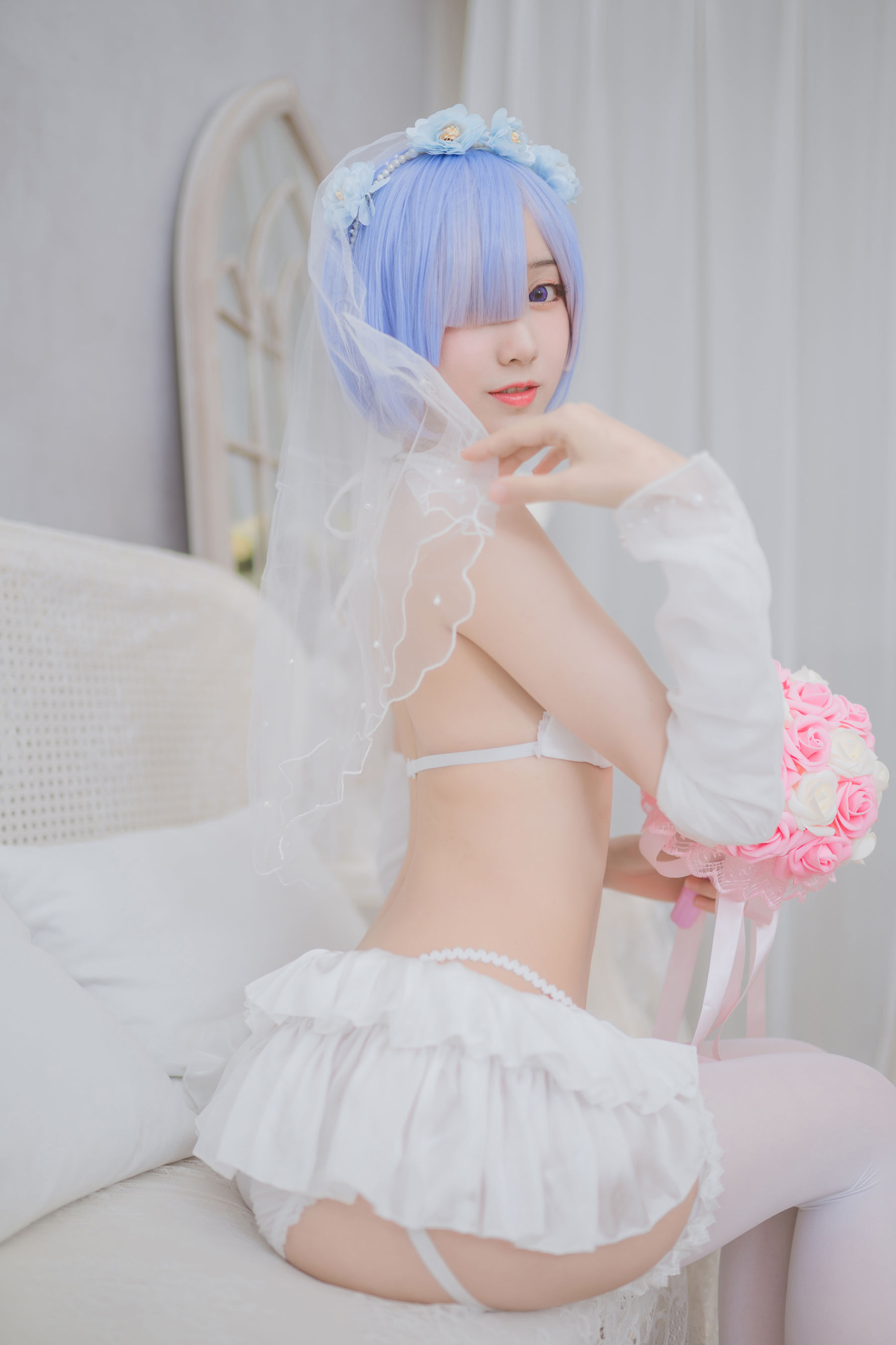 图片[5] - 木绵绵OwO - 蕾姆婚纱 [30P] - 机器猫次元 - 机器猫次元