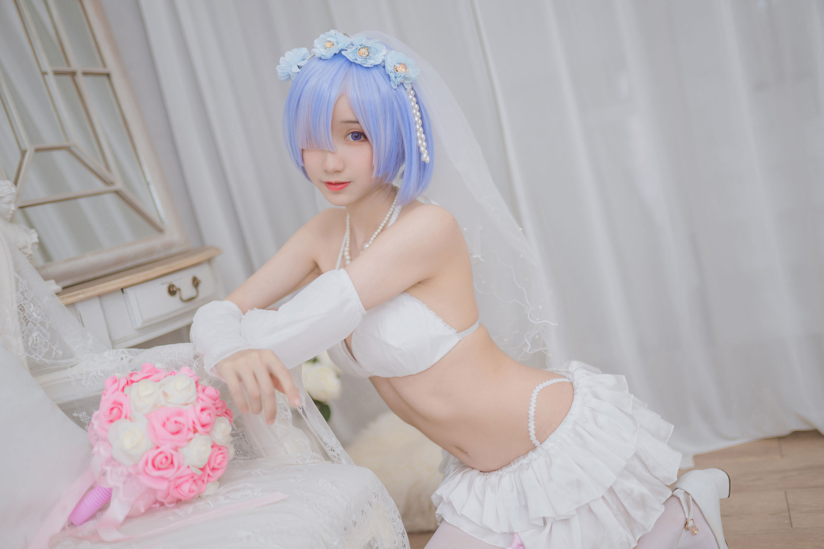 图片[8] - 木绵绵OwO - 蕾姆婚纱 [30P] - 机器猫次元 - 机器猫次元