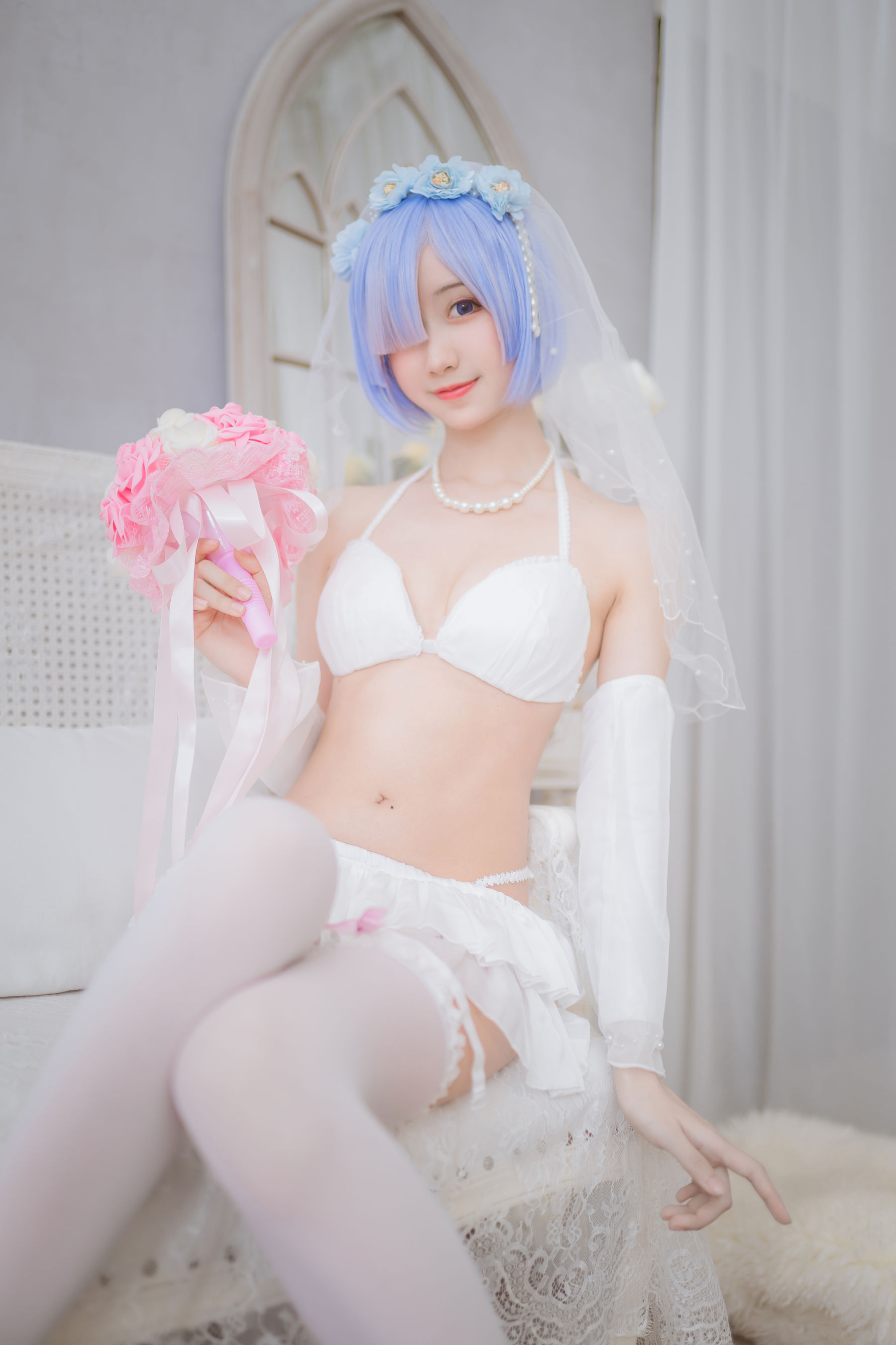 图片[3] - 木绵绵OwO - 蕾姆婚纱 [30P] - 机器猫次元 - 机器猫次元