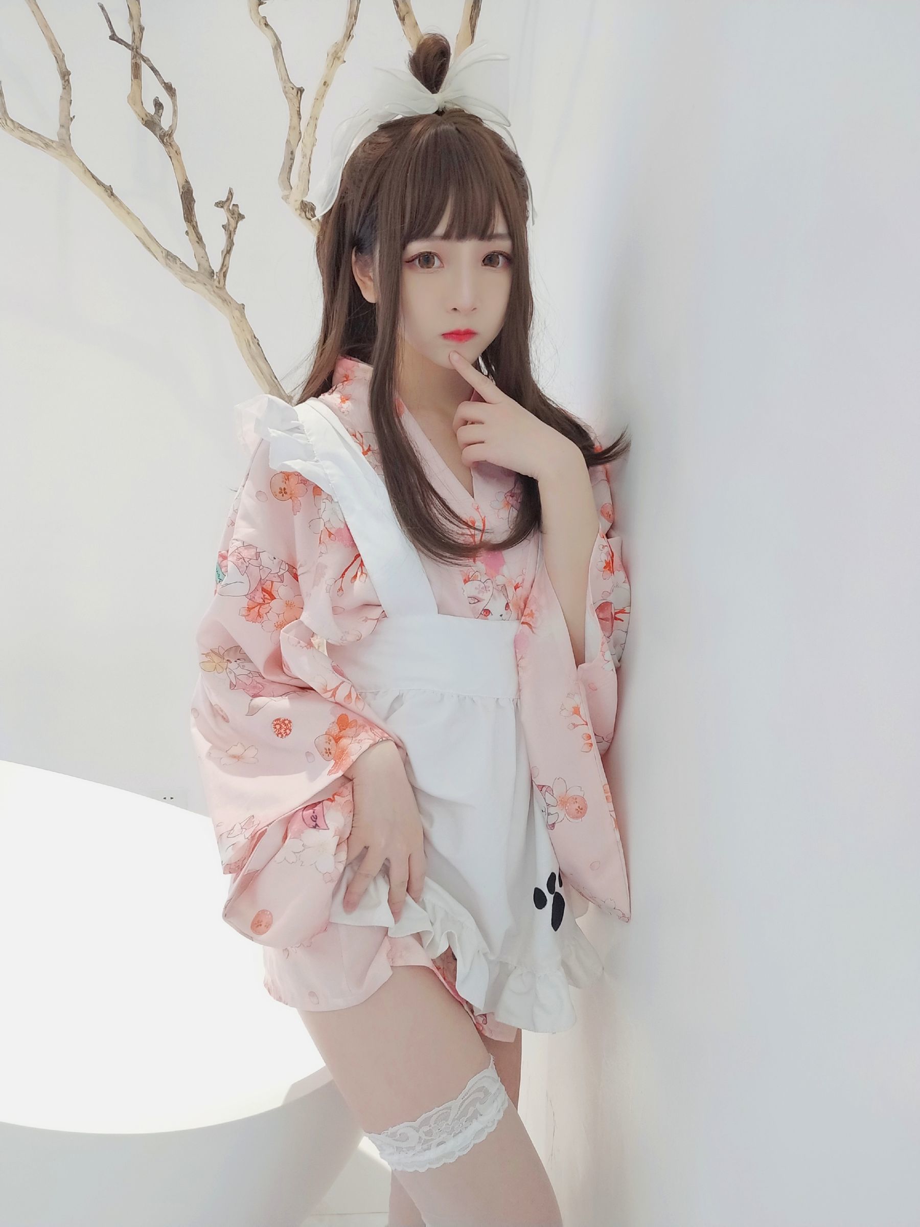 图片[1] - 古川kagura 浴衣女仆 [13P] - 机器猫次元 - 机器猫次元