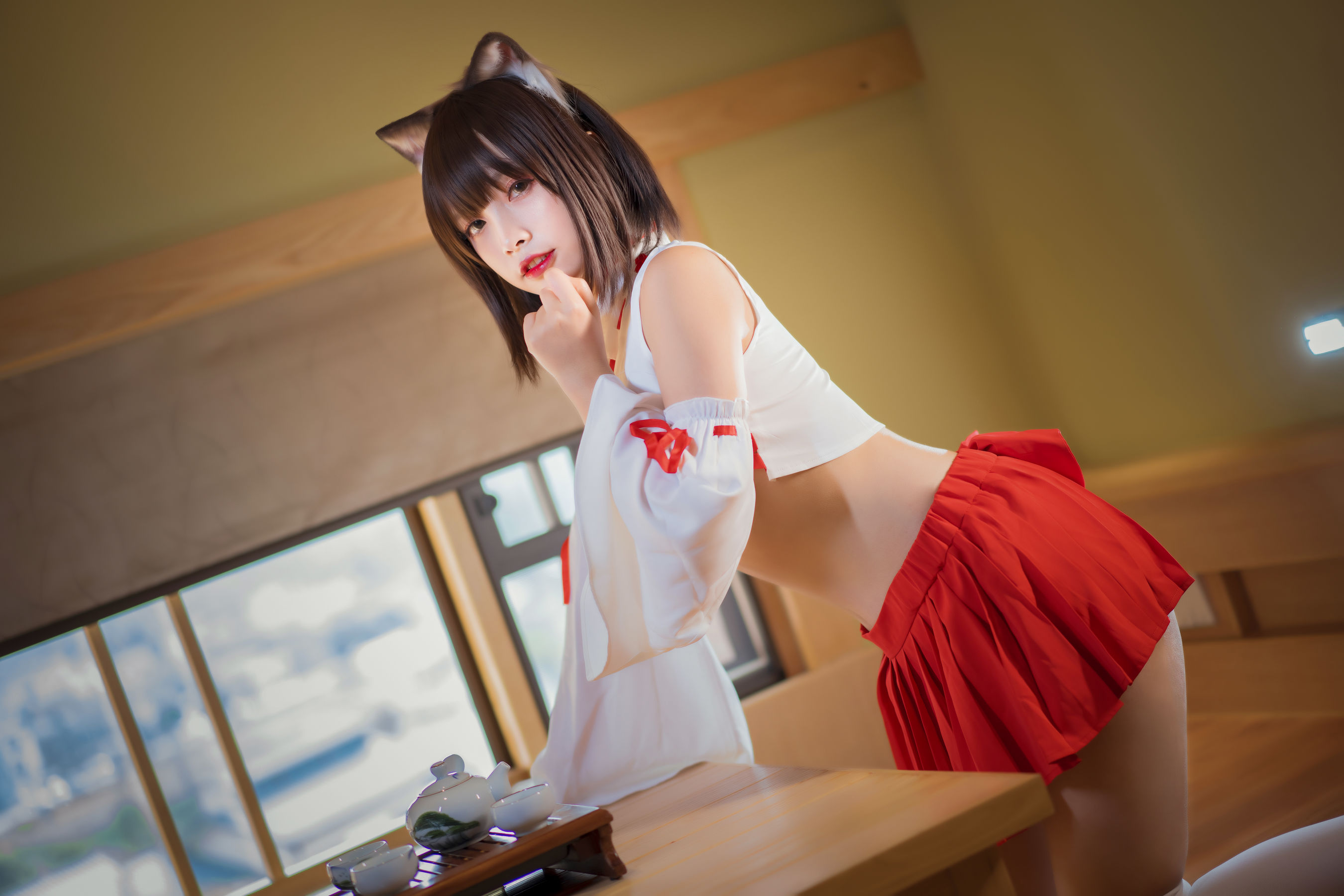 图片[1] - Neko-薇薇 - 巫女 [31P] - 机器猫次元 - 机器猫次元
