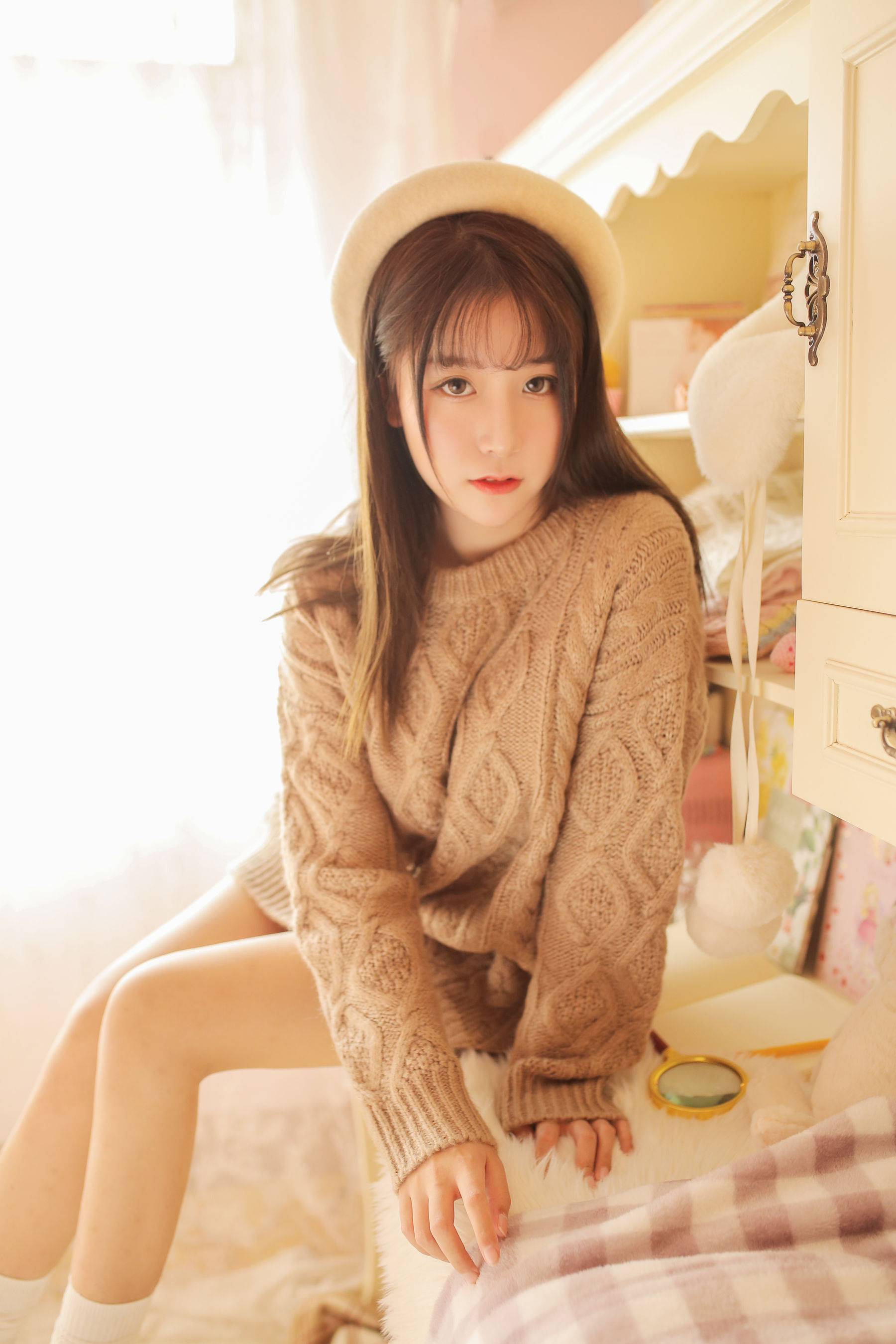 图片[7] - 猫九酱 - 驼色毛衣 [25P] - 机器猫次元 - 机器猫次元