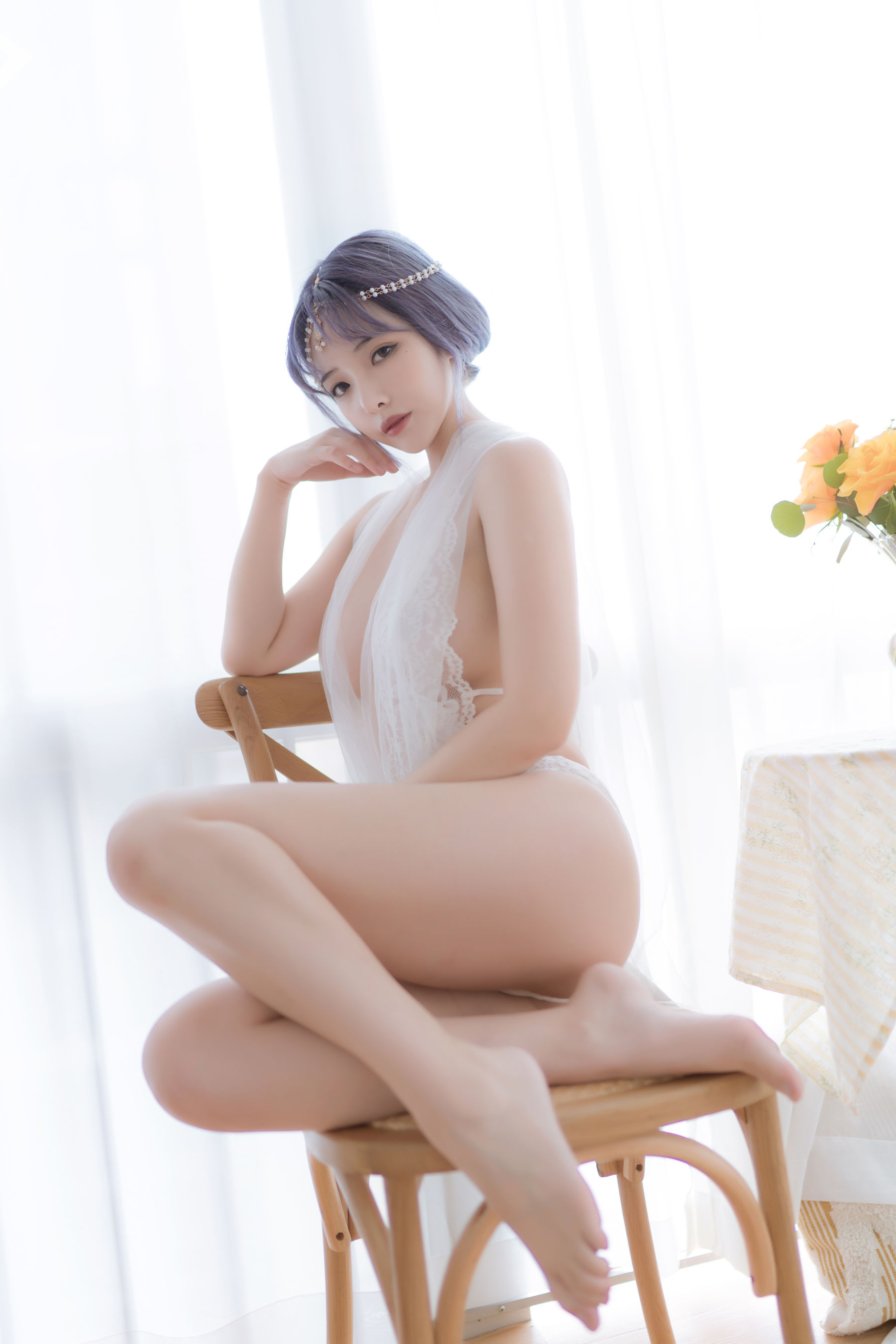 图片[1] - 雯妹不讲道理 - 白色希腊 [36P] - 机器猫次元 - 机器猫次元