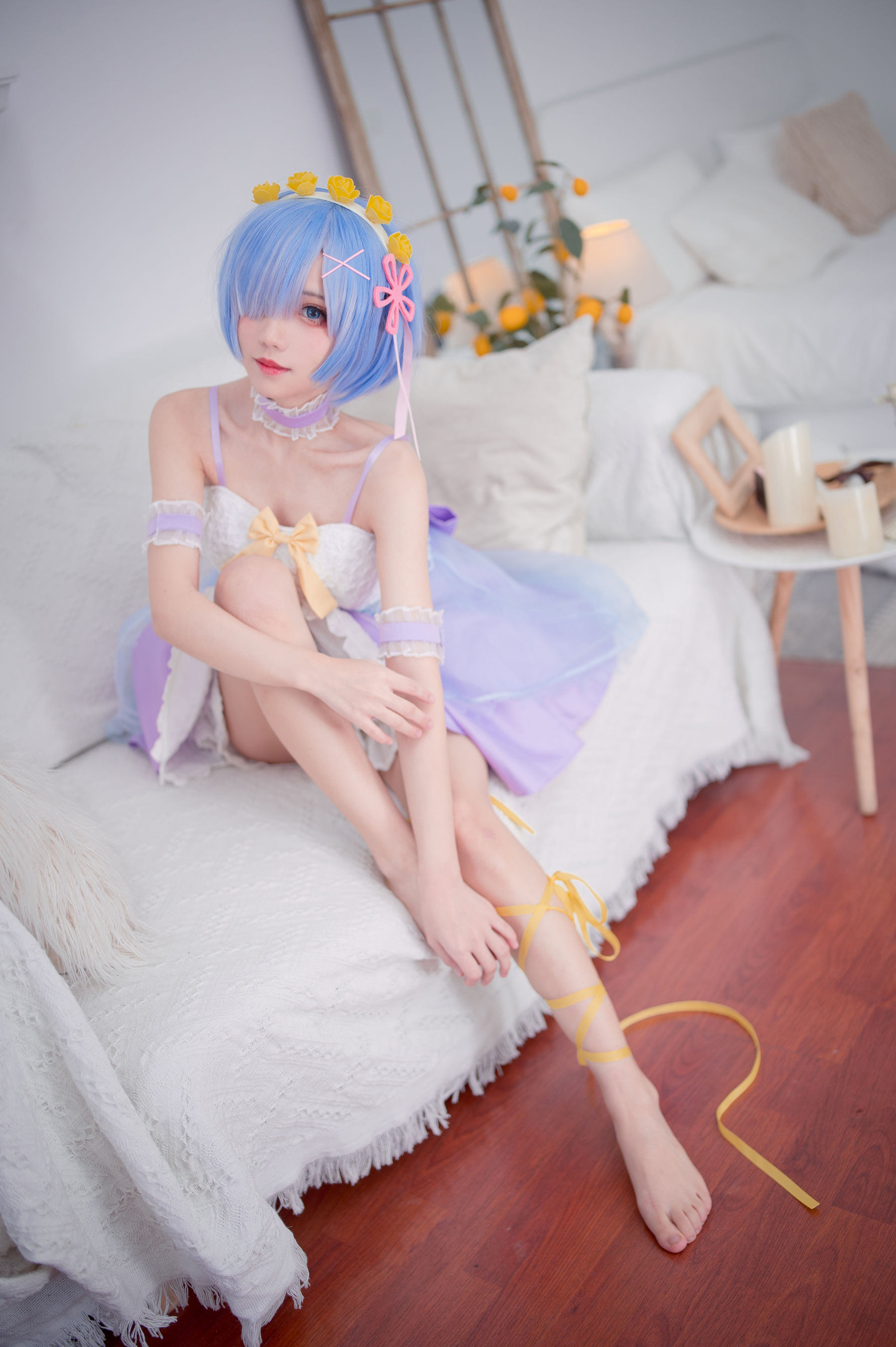 图片[7] - 花柒Hana - 天使蕾姆 [15P] - 机器猫次元 - 机器猫次元