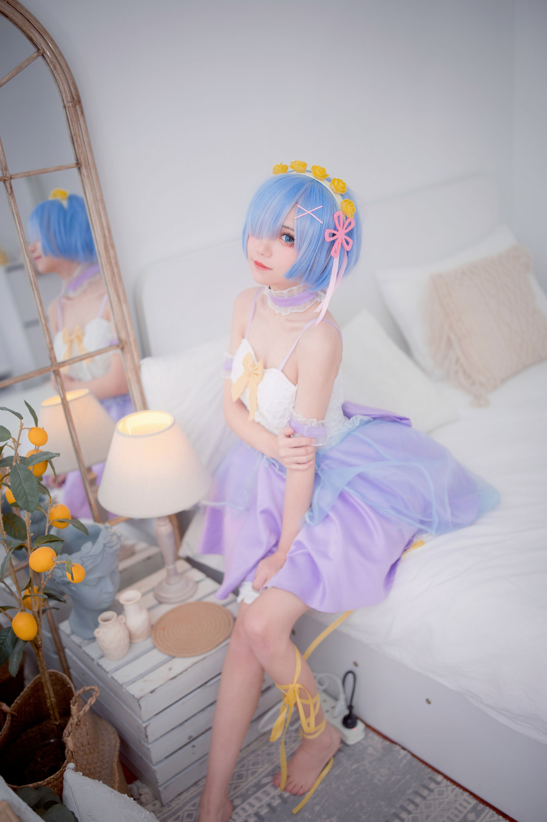 图片[4] - 花柒Hana - 天使蕾姆 [15P] - 机器猫次元 - 机器猫次元