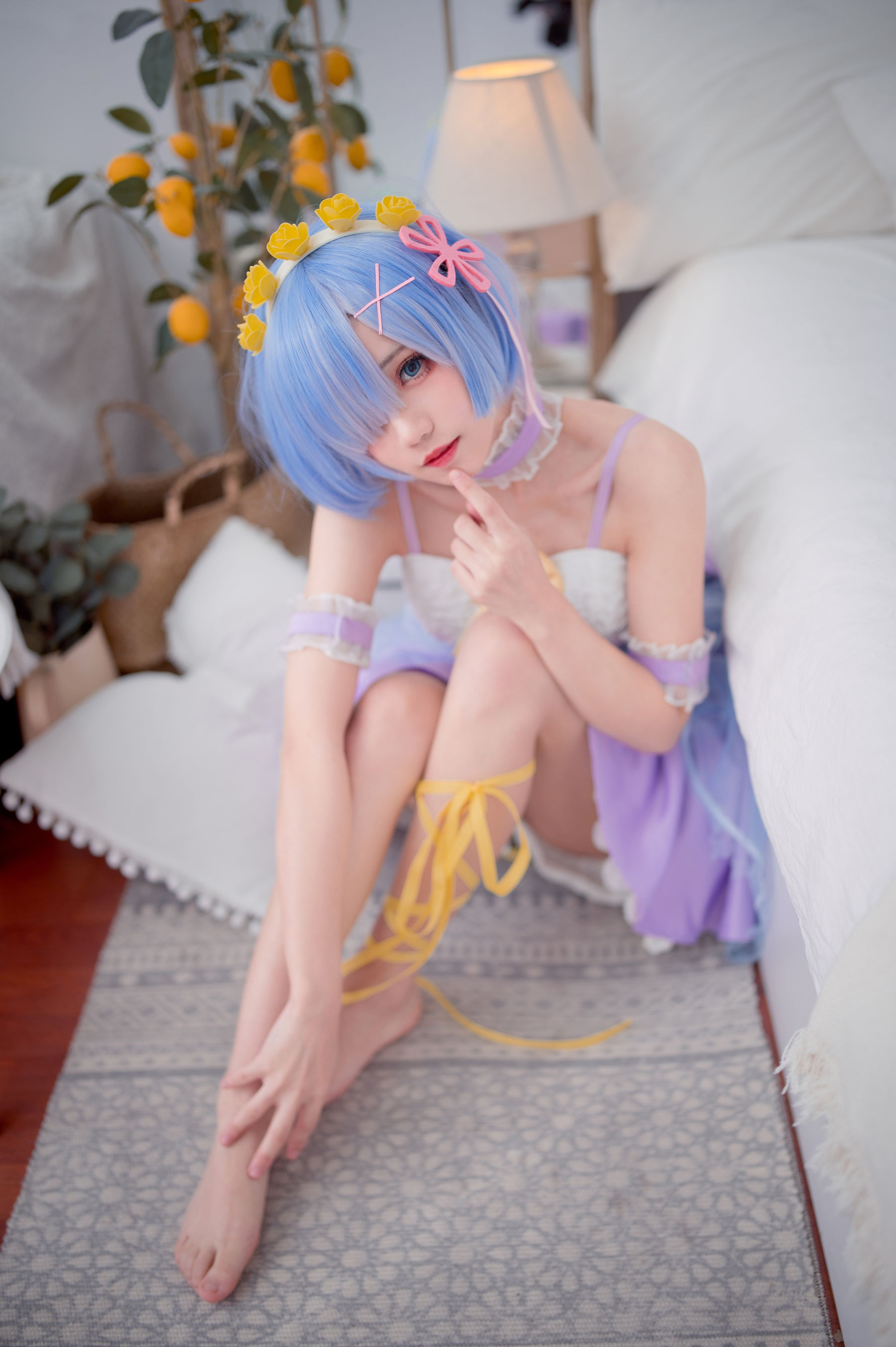 图片[5] - 花柒Hana - 天使蕾姆 [15P] - 机器猫次元 - 机器猫次元