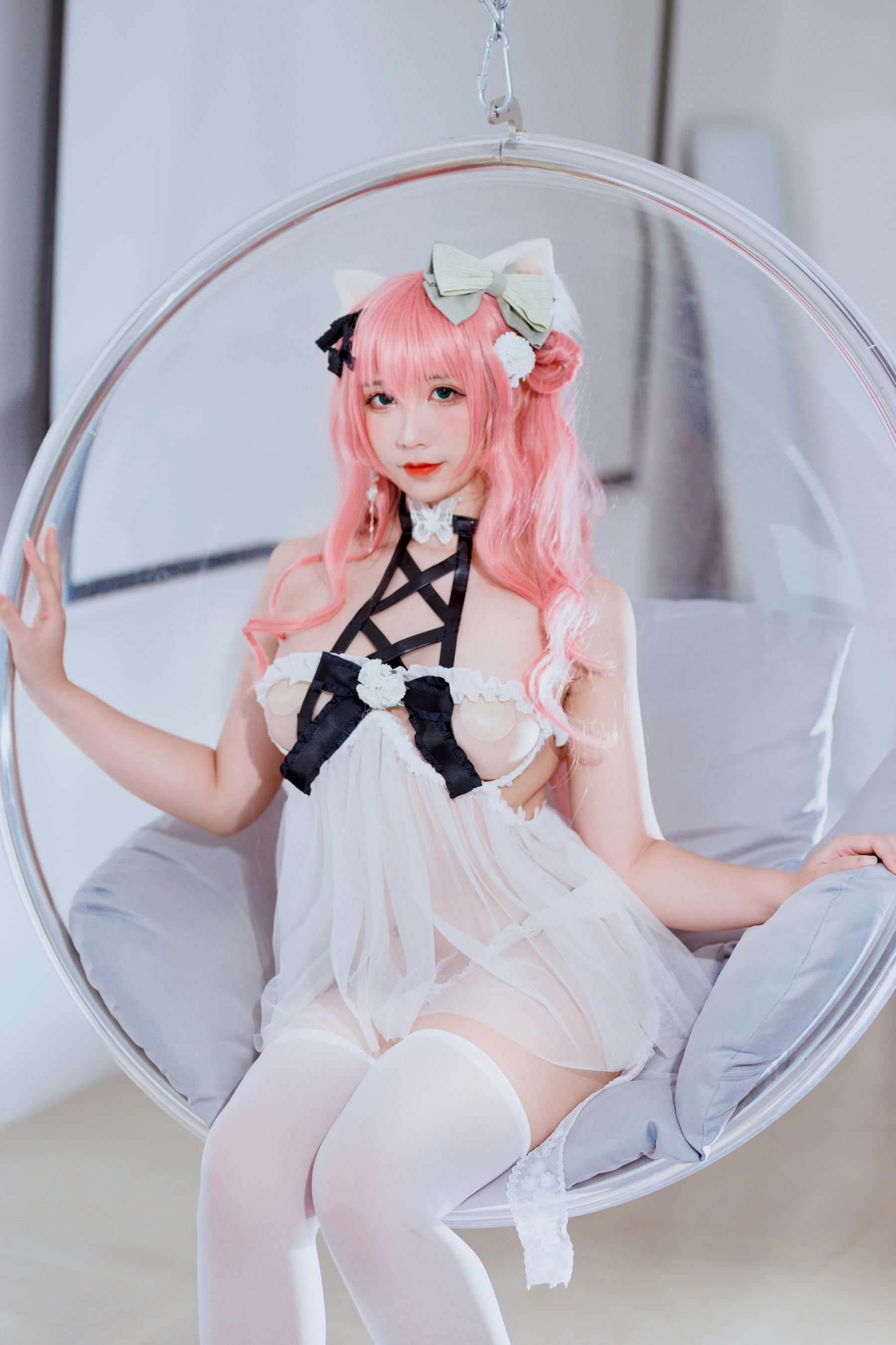 图片[1] - 九曲Jean - 粉发妹妹 [38P] - 机器猫次元 - 机器猫次元