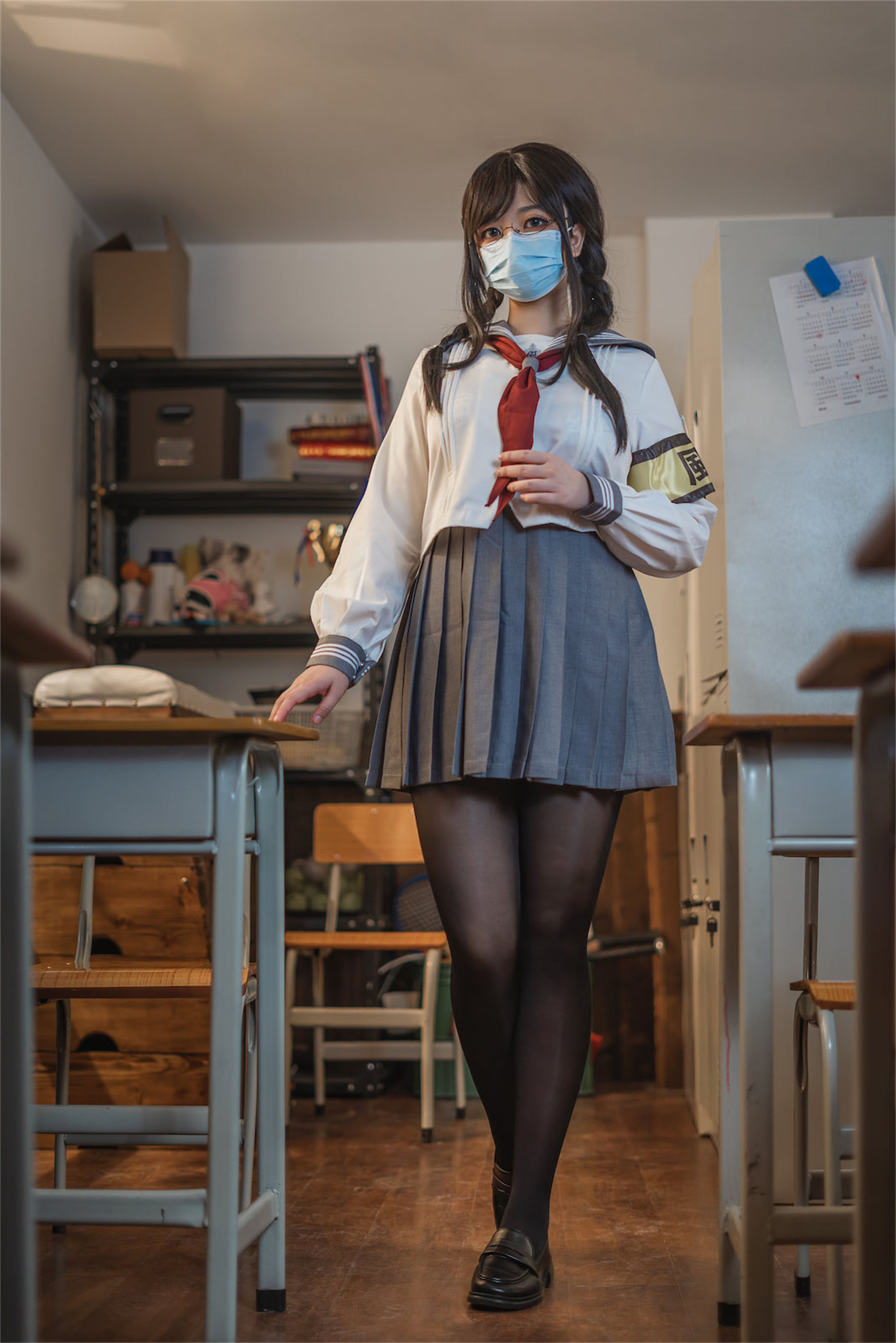 图片[1] - 啊日日_Ganlory - 放课后风纪委少女 [51P] - 机器猫次元 - 机器猫次元