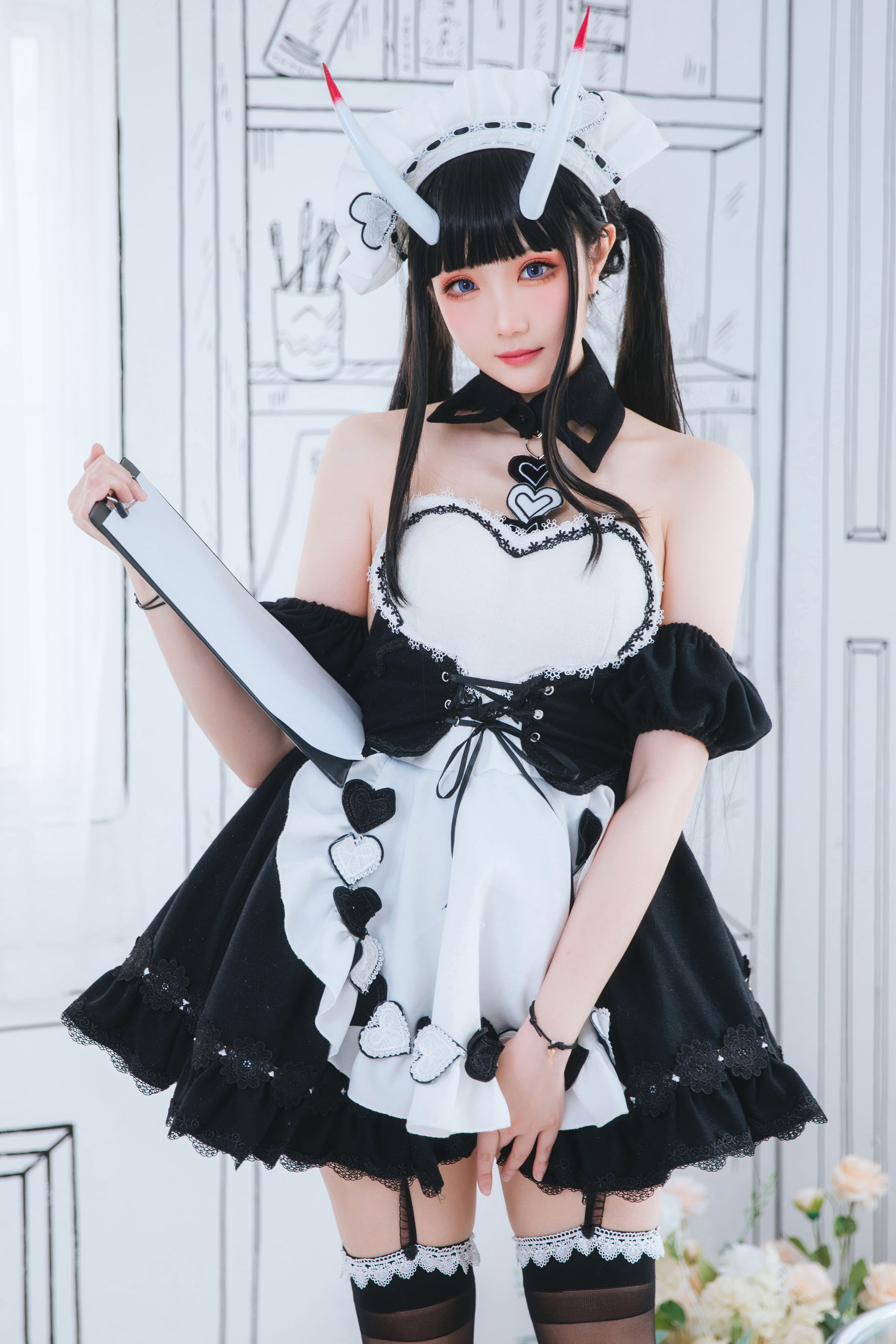 图片[1] - 瓜希酱 - 能代女仆 [22P] - 机器猫次元 - 机器猫次元