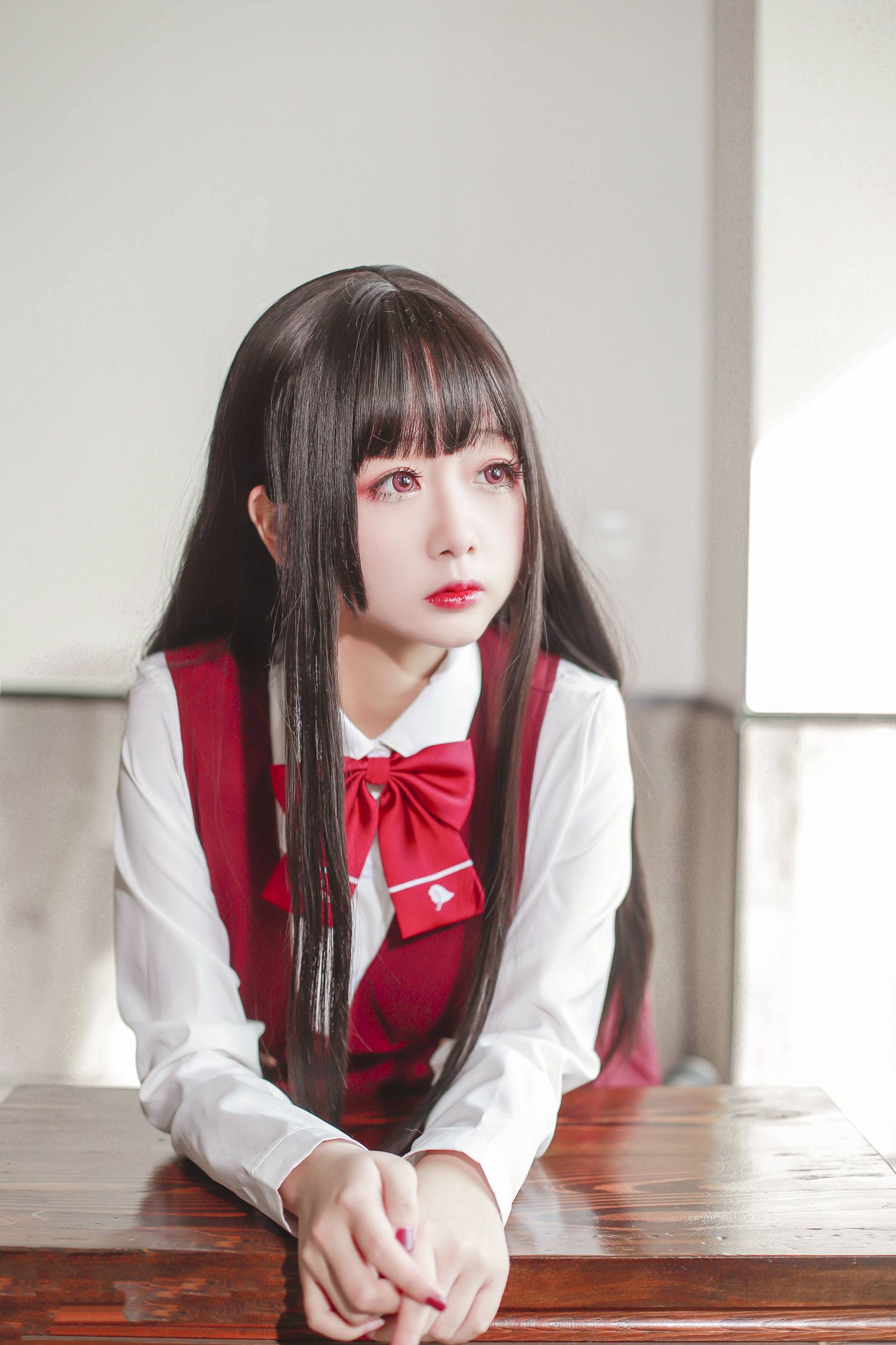 图片[2] - 日奈娇 - JK少女红裙 [28P] - 机器猫次元 - 机器猫次元