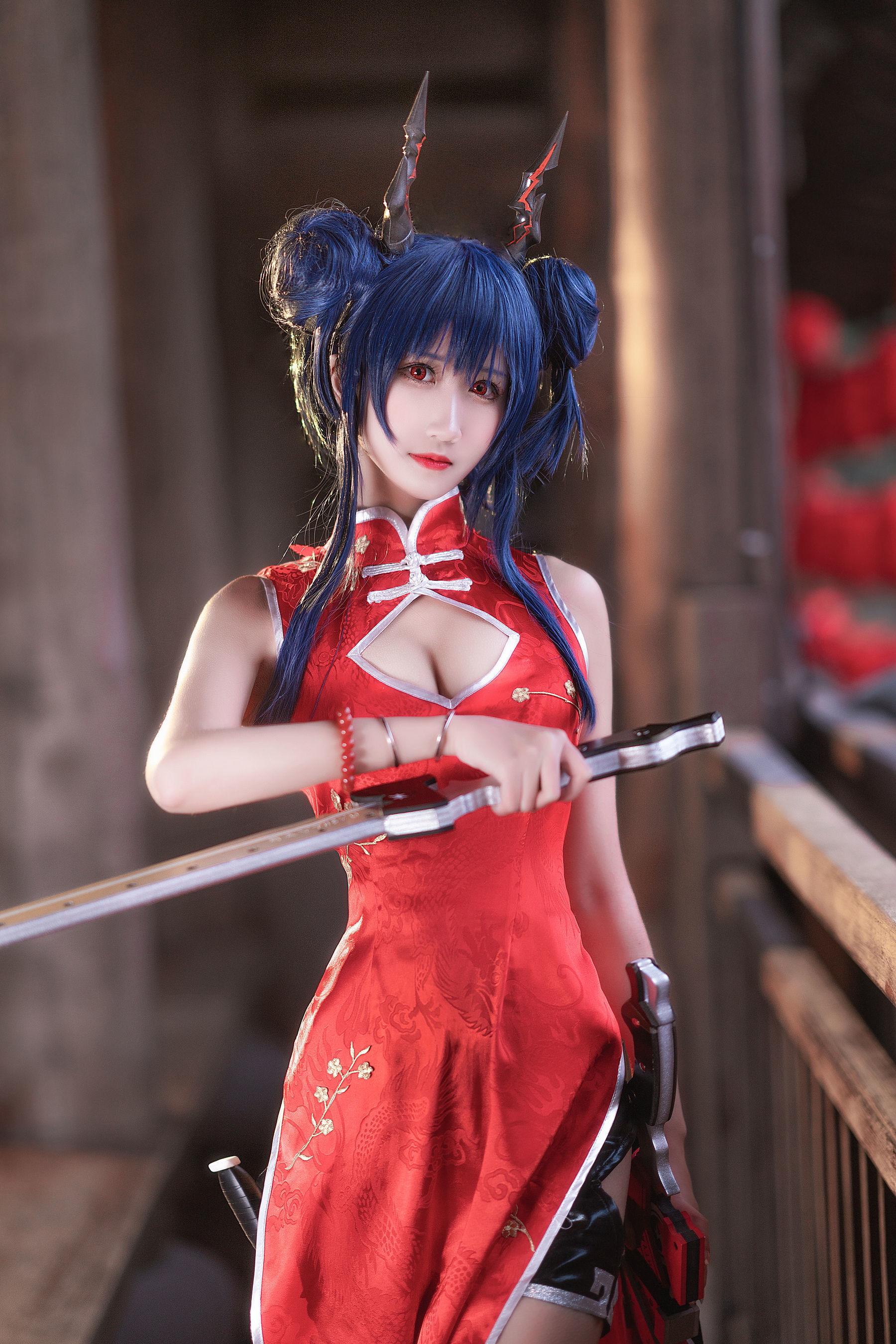 图片[1] - 三度_69 明日方舟 旗袍 [13P] - 机器猫次元 - 机器猫次元