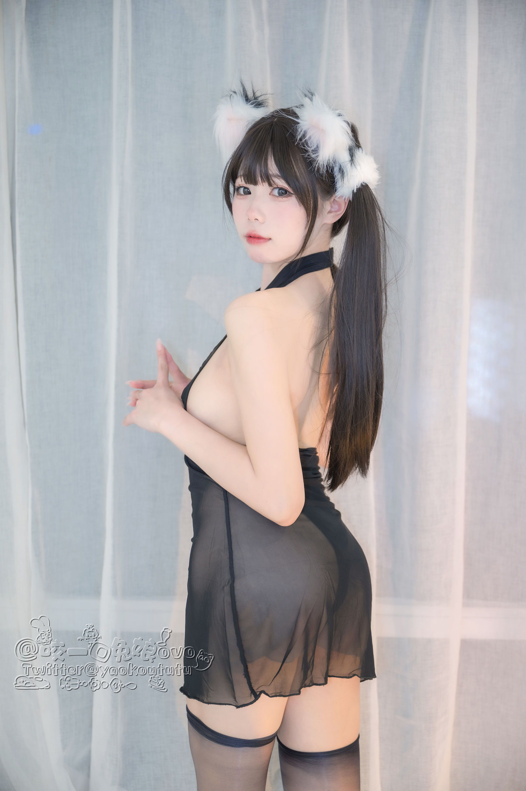 图片[1] - 咬一口兔娘 - 黑白配 [51P] - 机器猫次元 - 机器猫次元