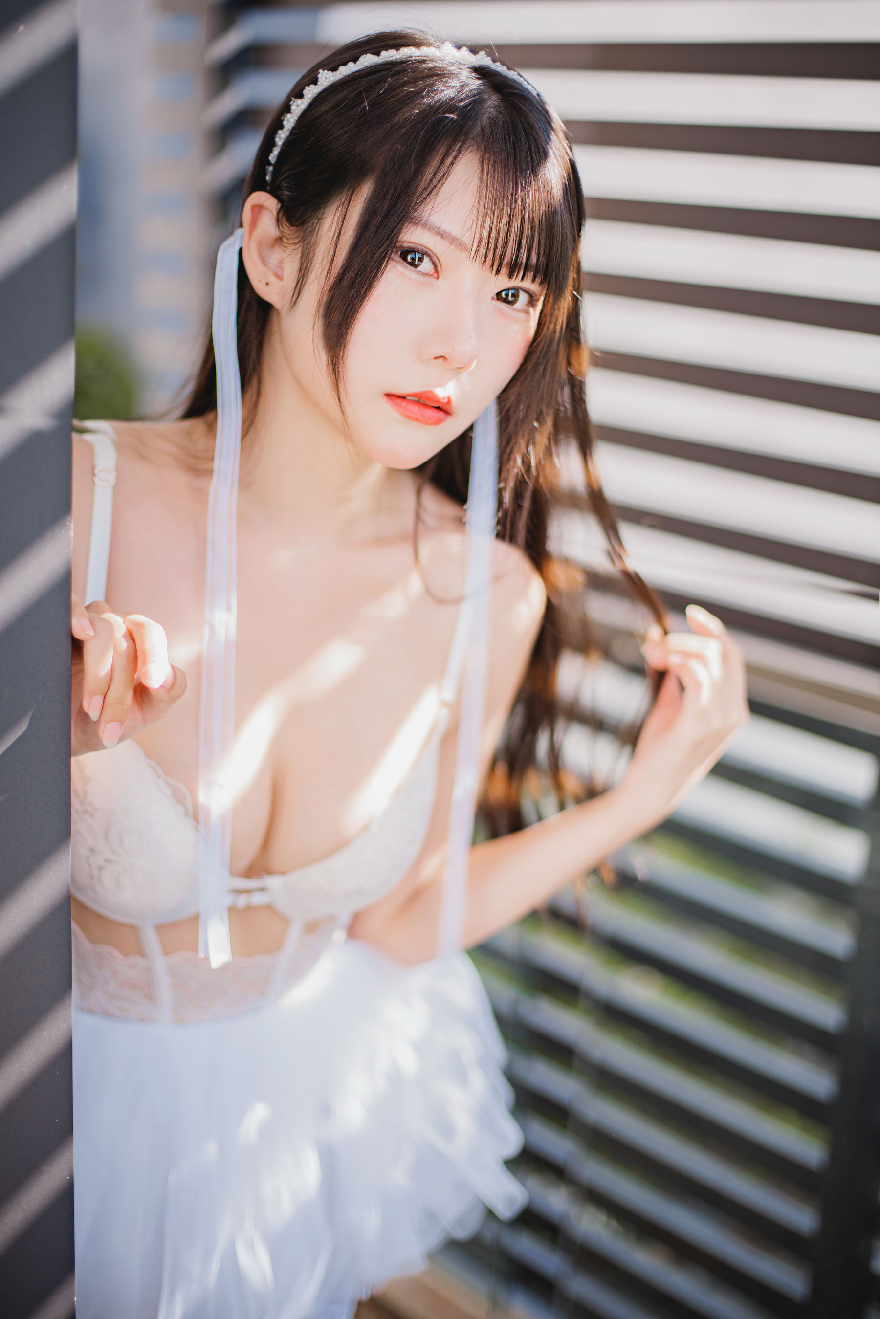 图片[7] - 香草喵露露 - 杨枝甘露 白色纱裙 [48P] - 机器猫次元 - 机器猫次元