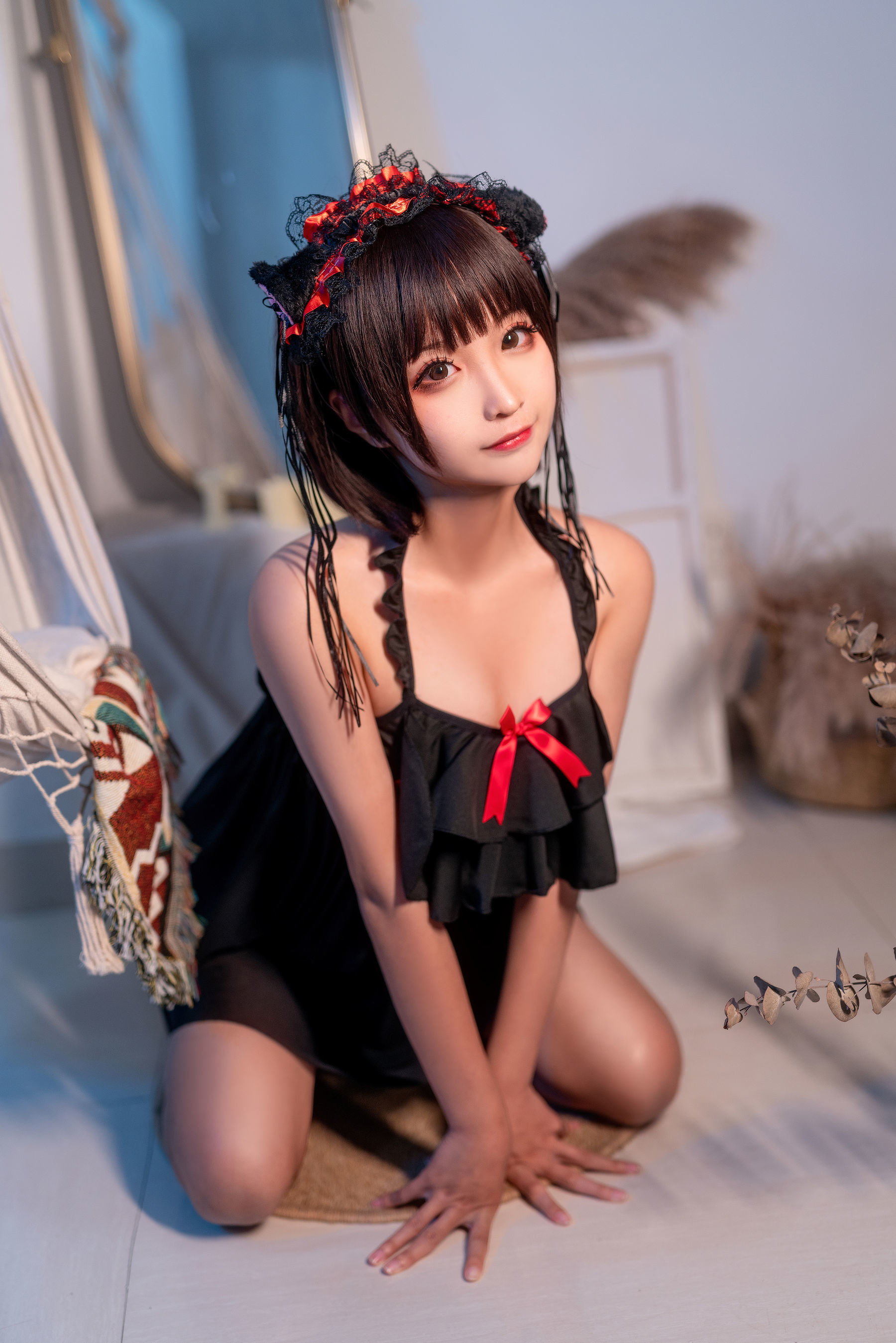 图片[1] - 蠢沫沫 黑睡裙 [40P] - 机器猫次元 - 机器猫次元