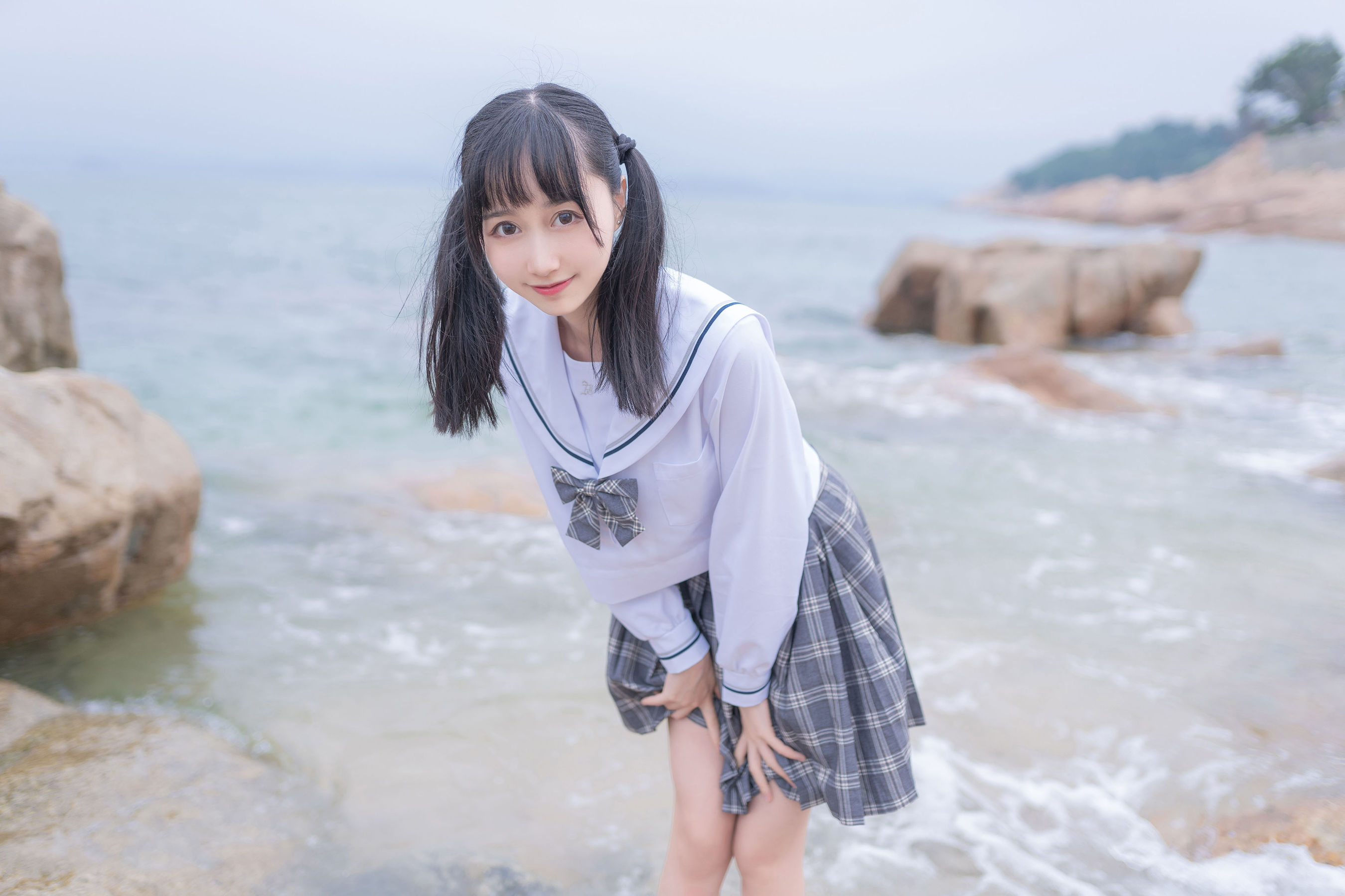 图片[8] - 木绵绵OwO - 海边JK [40P] - 机器猫次元 - 机器猫次元