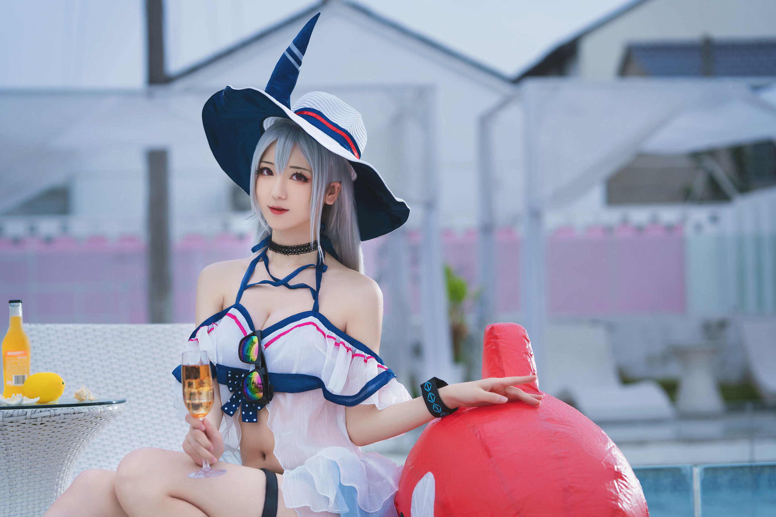 图片[7] - 弥音音ww - 明日方舟 斯卡蒂泳装 [24P] - 机器猫次元 - 机器猫次元