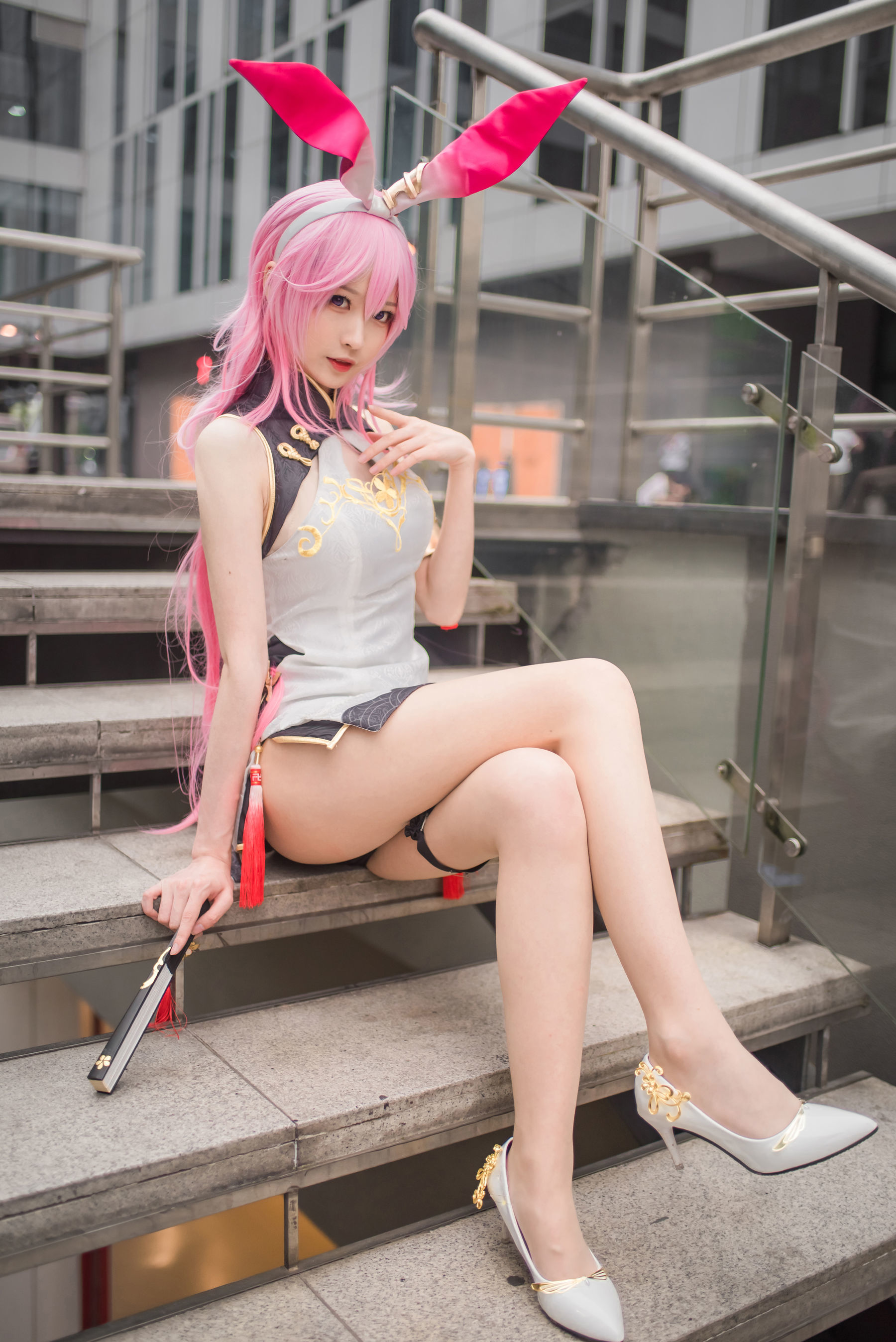 图片[1] - 南宫 - 粉红兔女郎 [9P] - 机器猫次元 - 机器猫次元