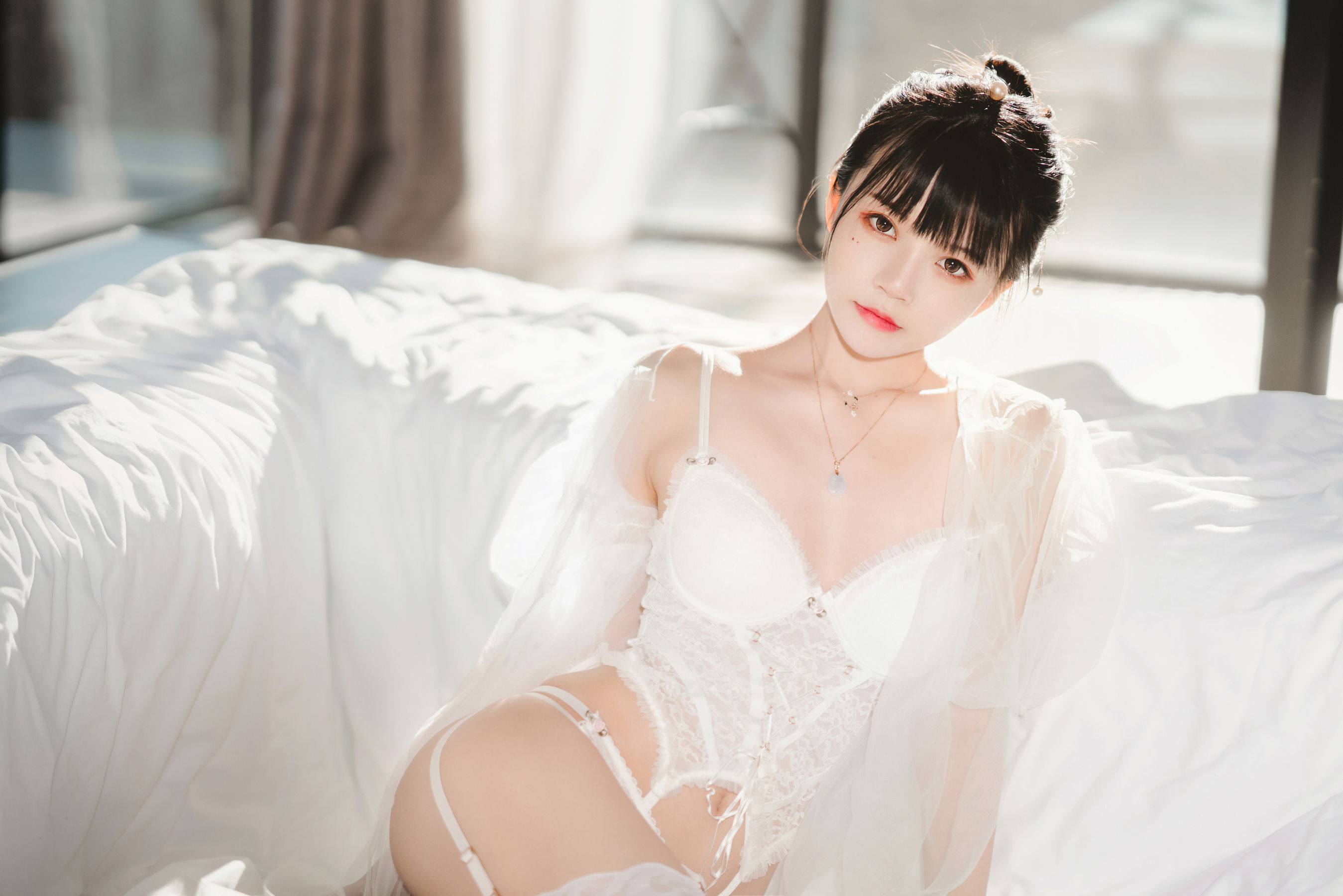 图片[1] - 桜桃喵 - 白纱糖02 [34P] - 机器猫次元 - 机器猫次元