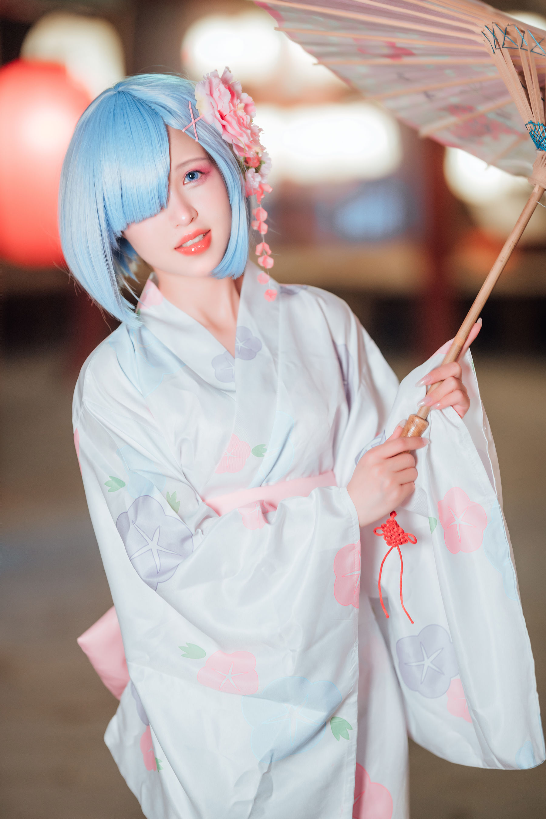 图片[1] - 晕崽Zz - 和服雷姆 [46P] - 机器猫次元 - 机器猫次元