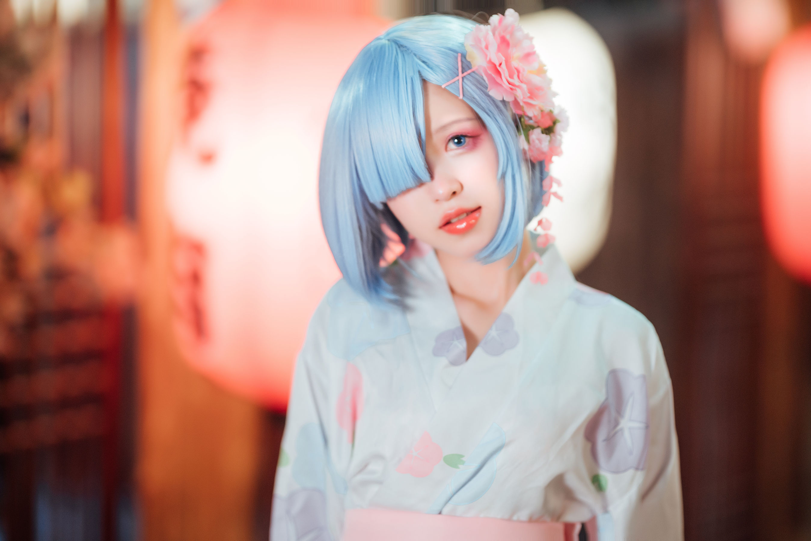 图片[5] - 晕崽Zz - 和服雷姆 [46P] - 机器猫次元 - 机器猫次元