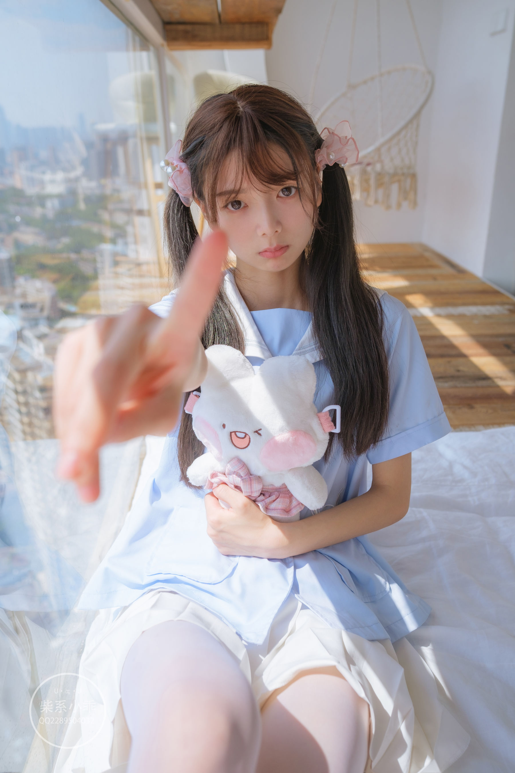 图片[3] - 稚乖画册 - 晴空 白丝双马尾 [79P] - 机器猫次元 - 机器猫次元