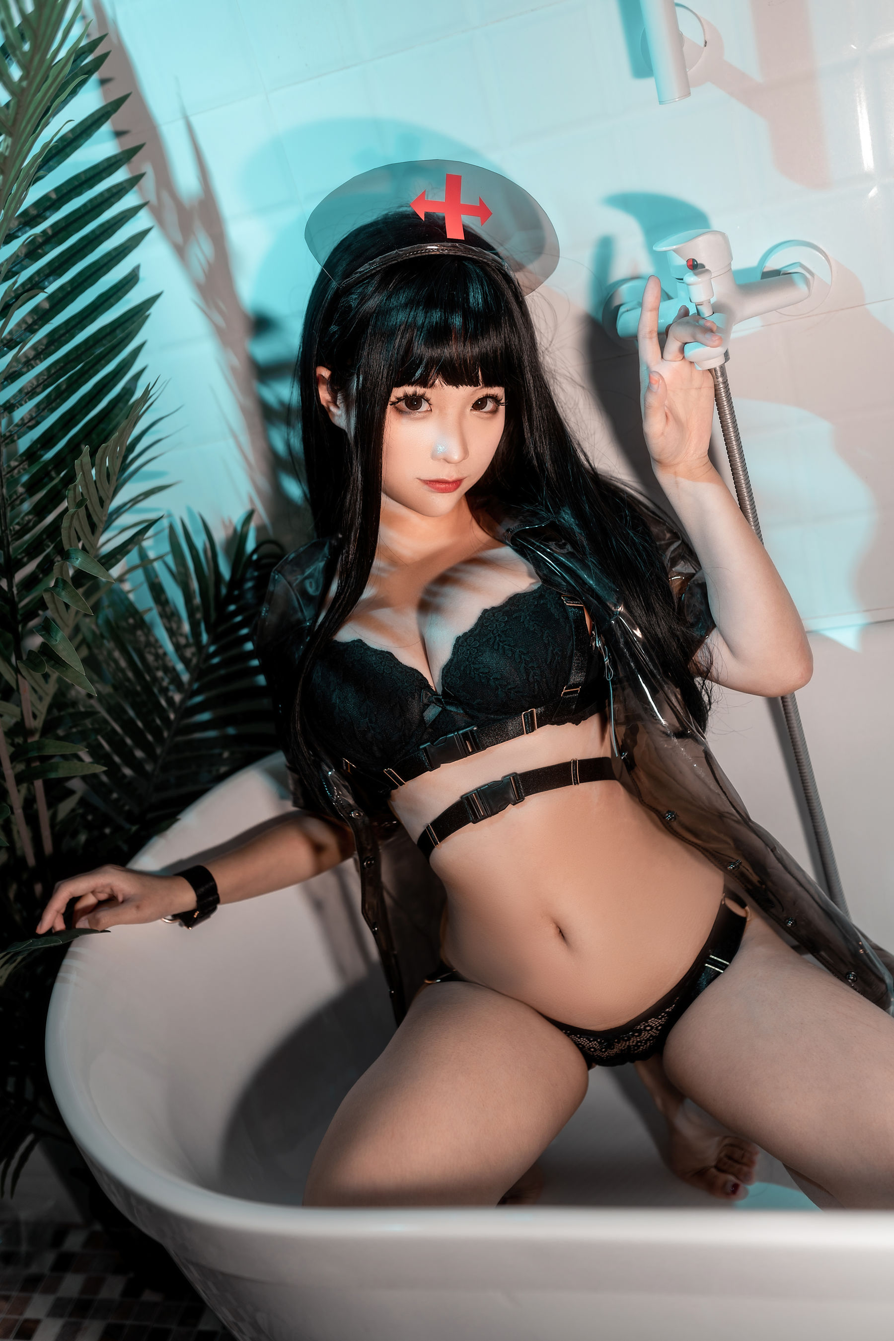 图片[2] - 蠢沫沫 - 胶衣护士 黑 [40P] - 机器猫次元 - 机器猫次元