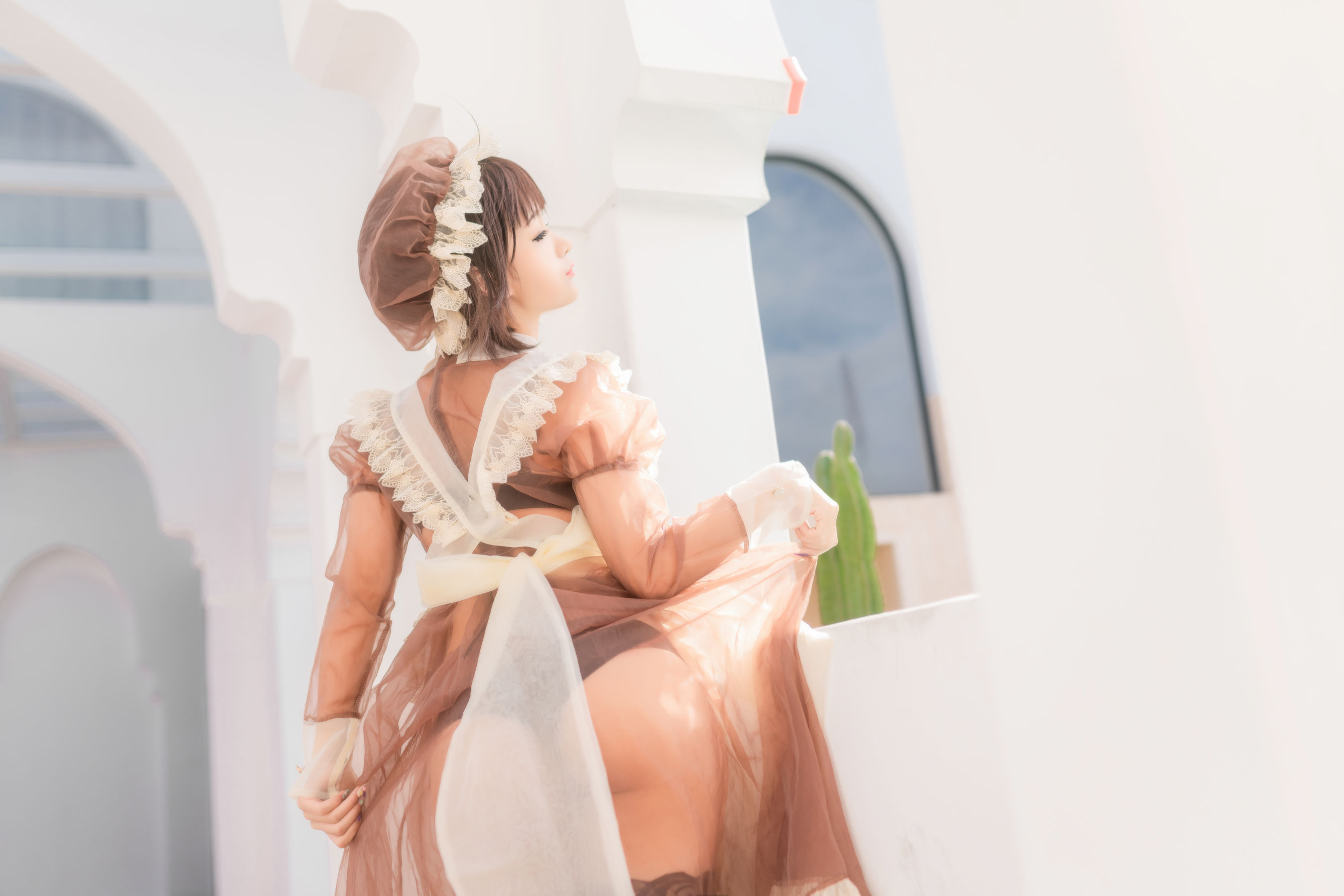 图片[5] - 蠢沫沫 - 纱-室外女仆 [40P] - 机器猫次元 - 机器猫次元