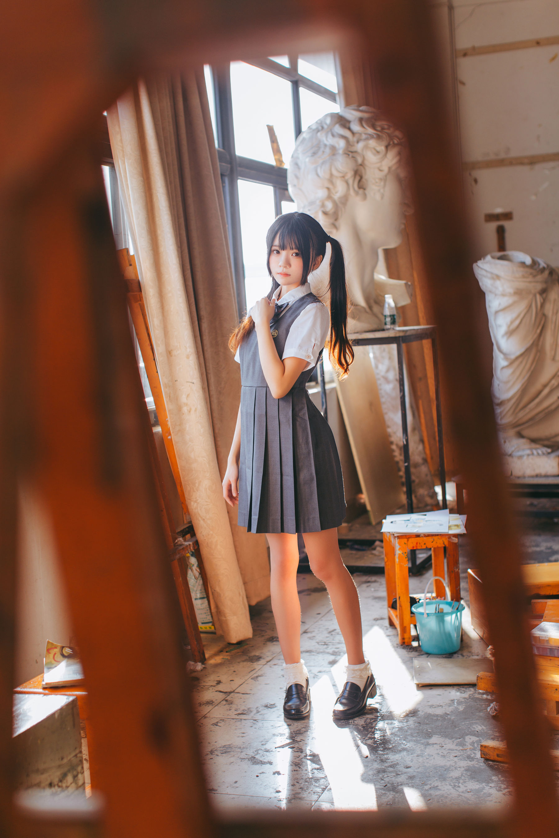 图片[5] - 桜桃喵《画室少女》 [17P] - 机器猫次元 - 机器猫次元