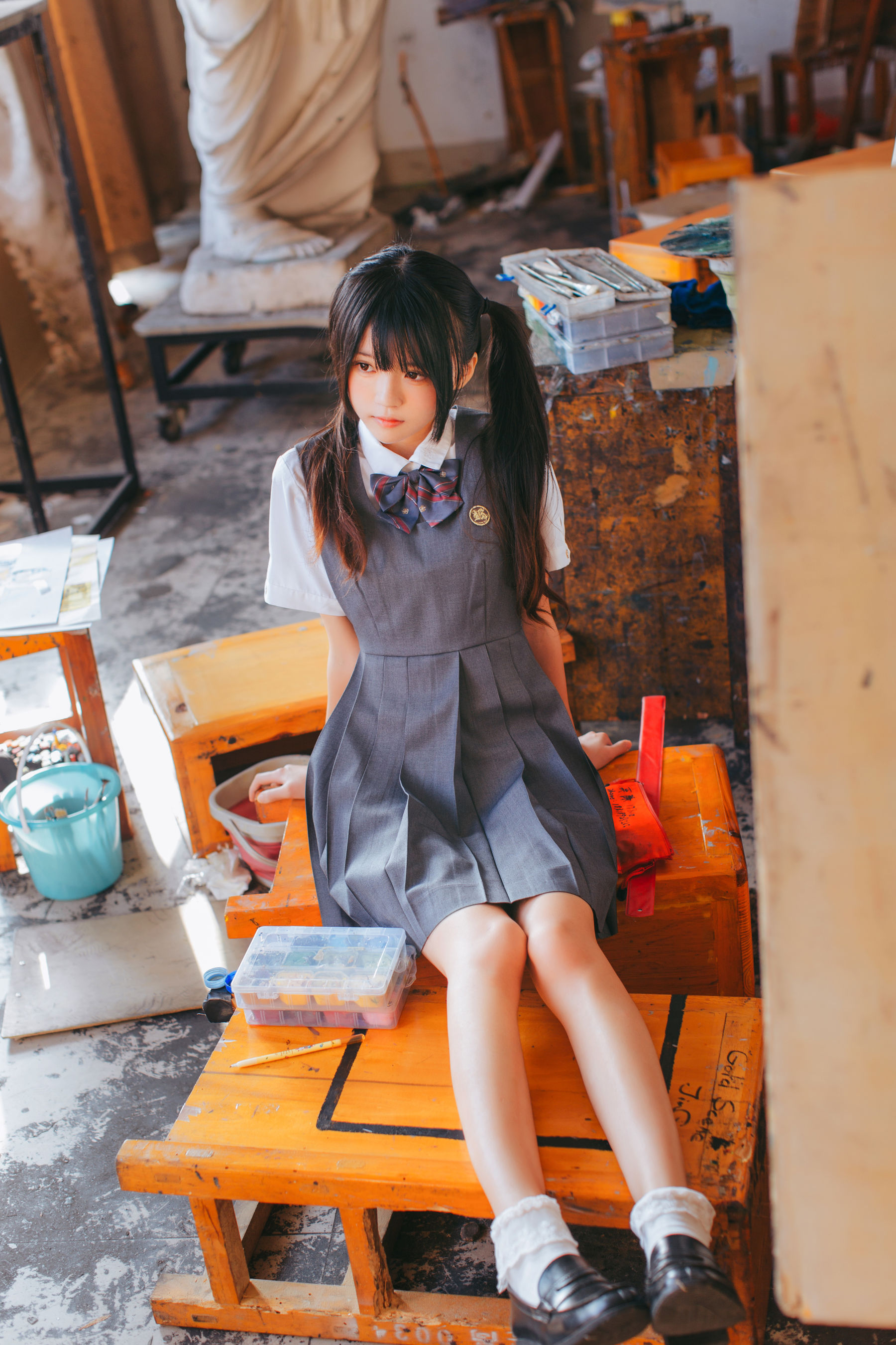 图片[6] - 桜桃喵《画室少女》 [17P] - 机器猫次元 - 机器猫次元