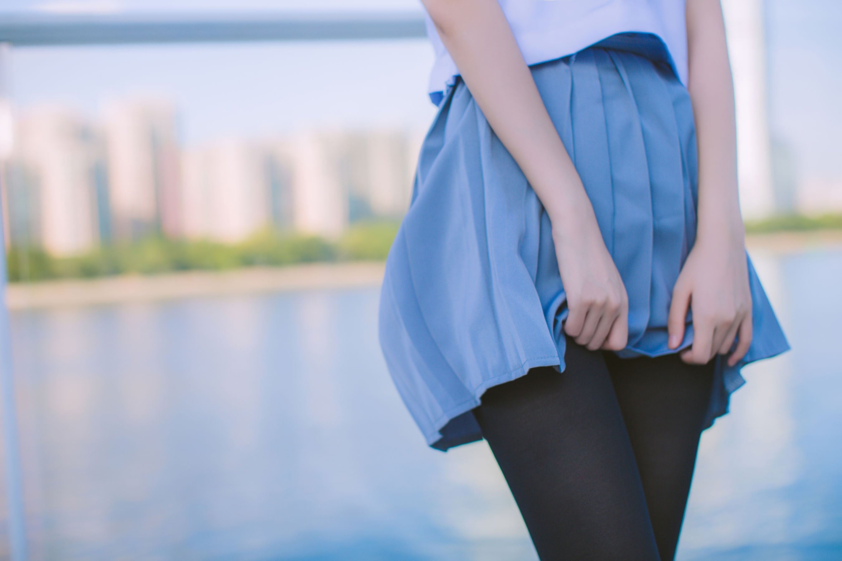 图片[7] - 疯猫ss 海边蓝白水手服 [15P] - 机器猫次元 - 机器猫次元