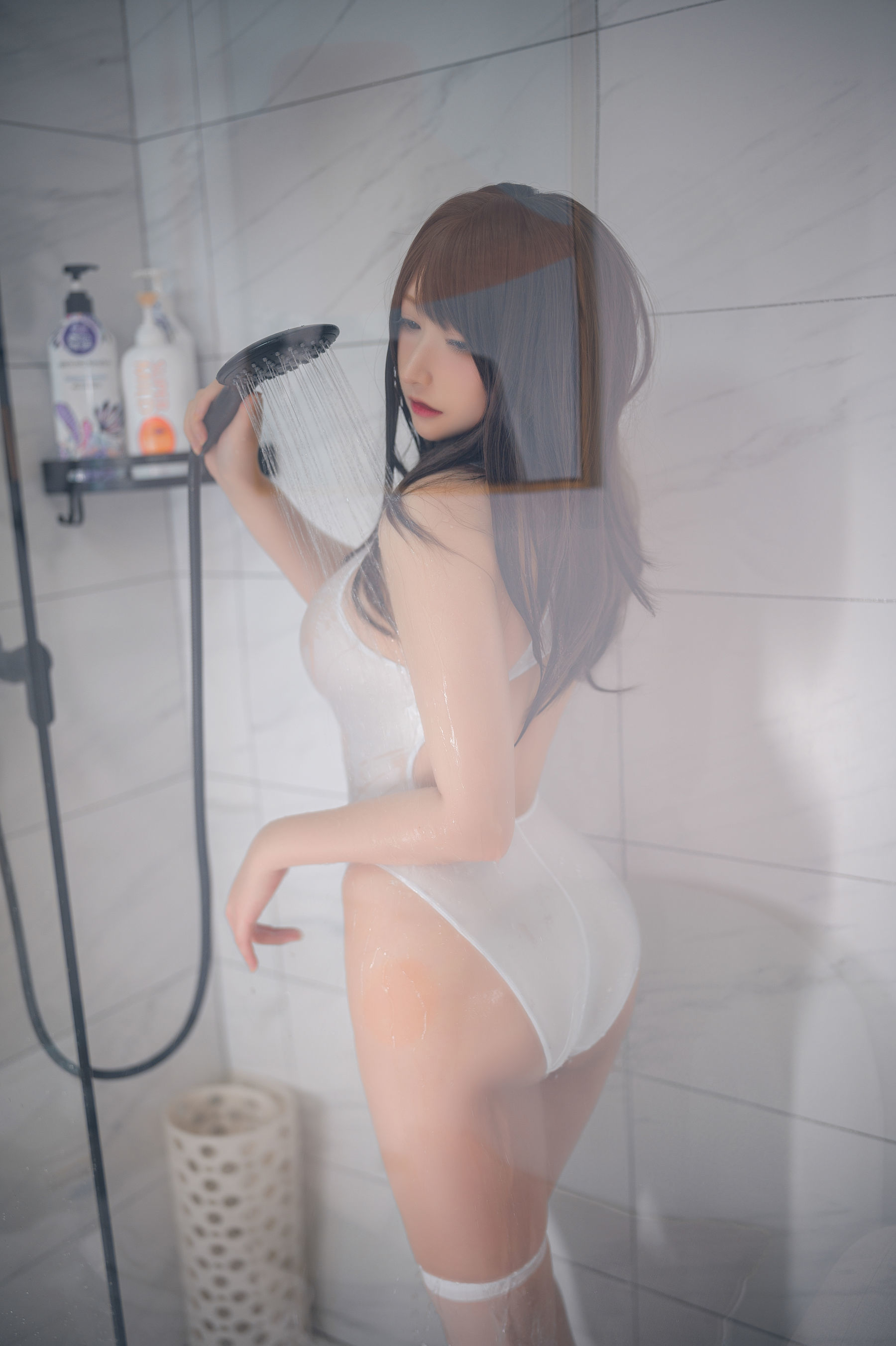 图片[3] - 念念_D - 白色竞泳 [20P] - 机器猫次元 - 机器猫次元