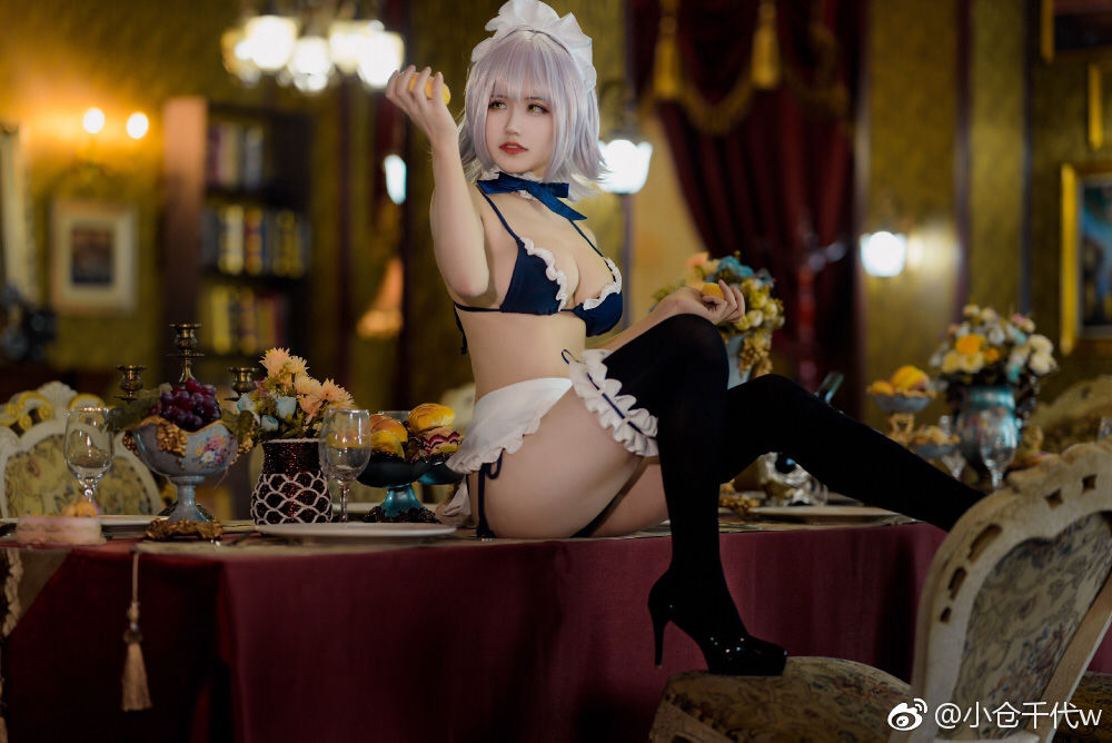 图片[1] - 小仓千代w - 黑贞女仆 [9P] - 机器猫次元 - 机器猫次元
